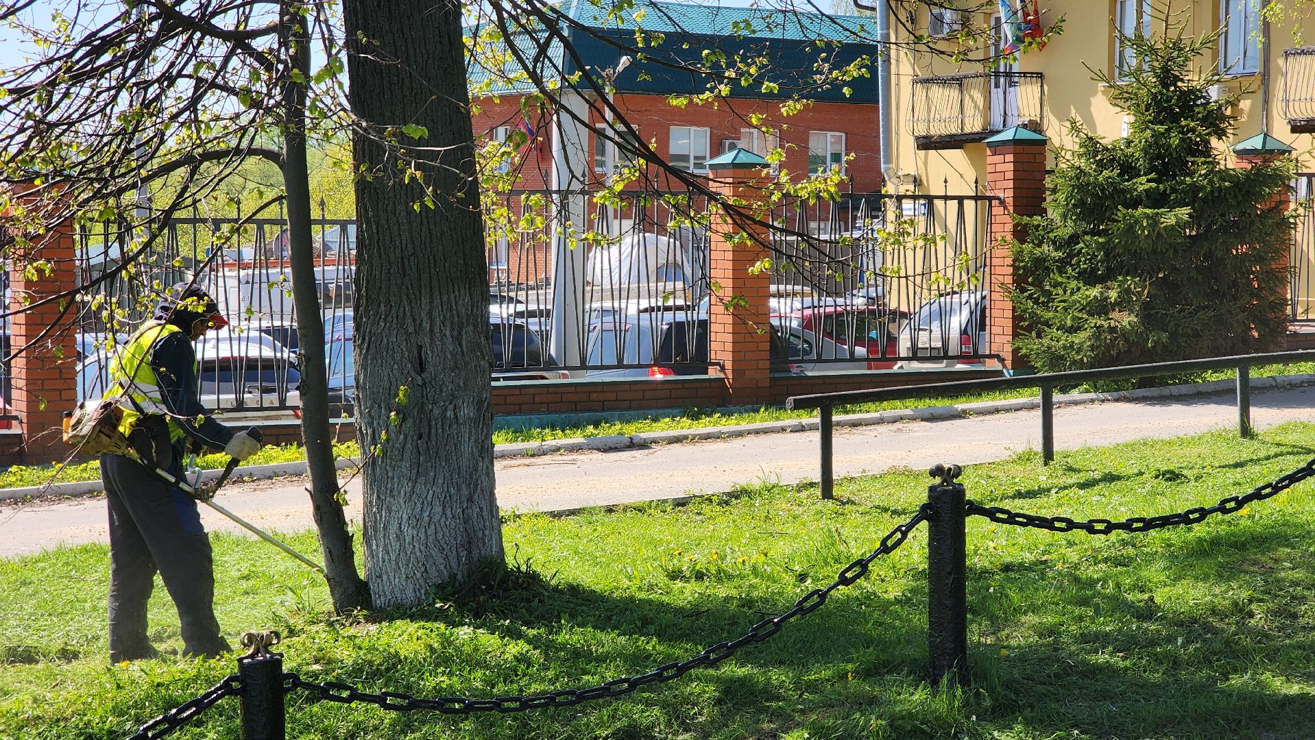Подольск, Благоустройство, Памятник герою, комбинат благоустройства,