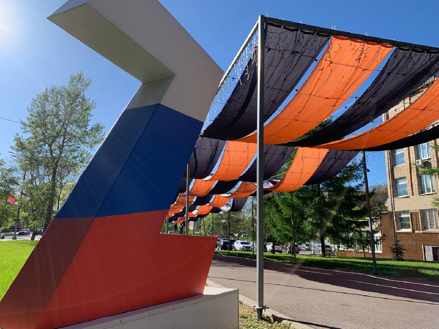 можайск, можайский городской округ, подмосковье, день победы, благоустройство, украшение округа, 9 мая,