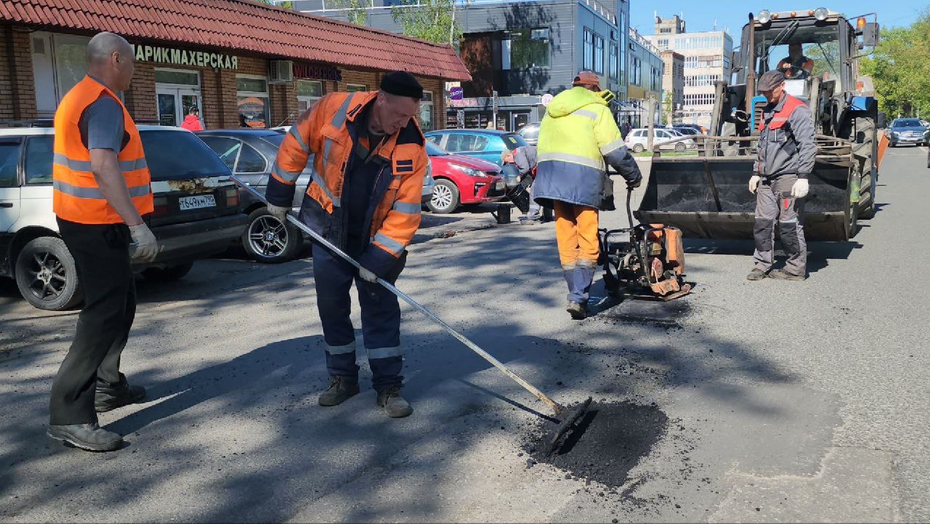 люберцы, ремонт дорог, ямочный ремонт,