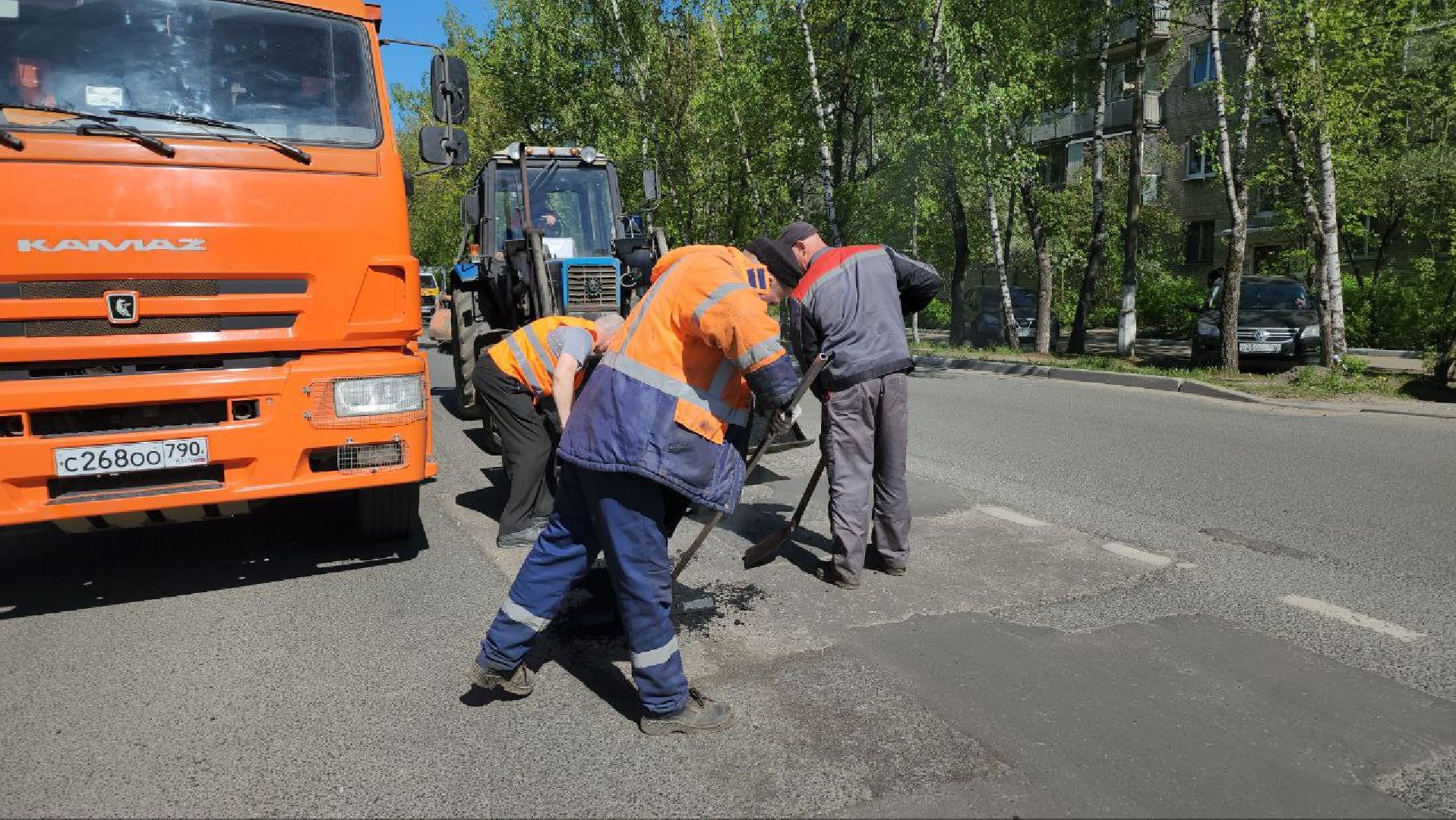 люберцы, ремонт дорог, ямочный ремонт,