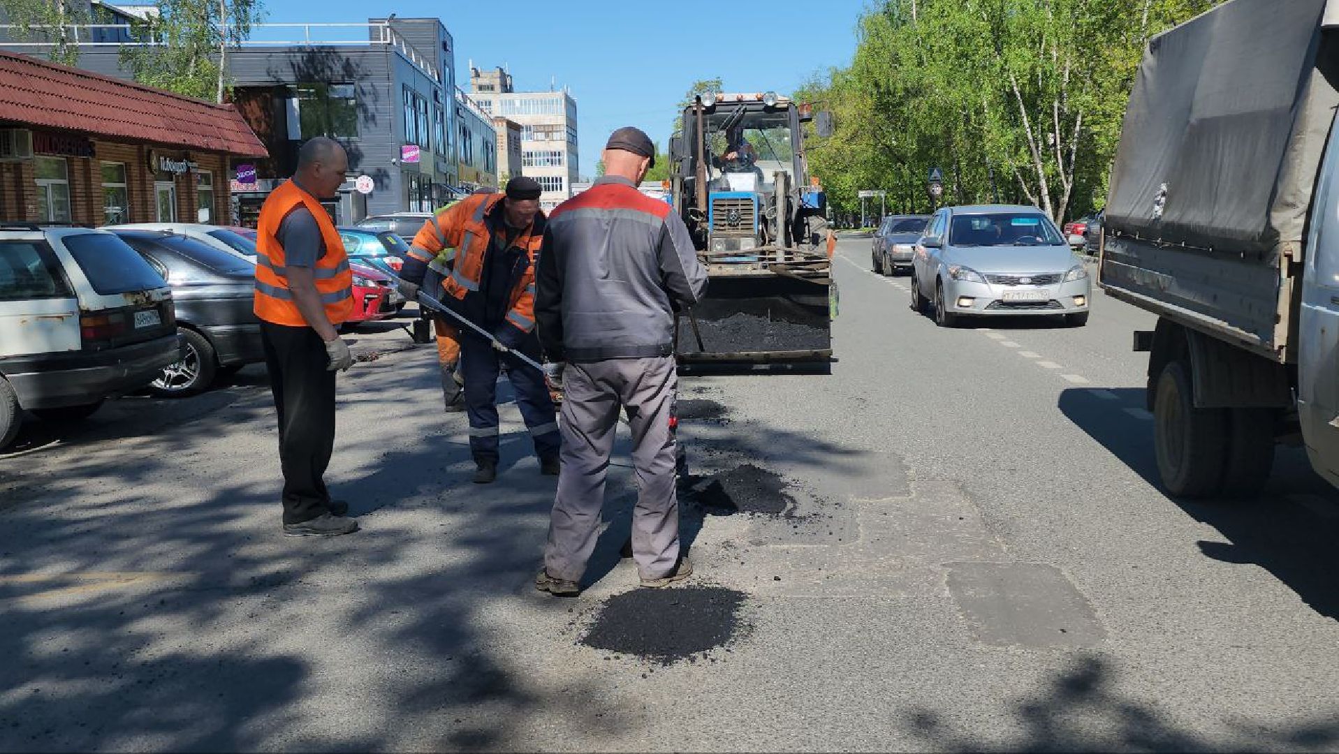 люберцы, ремонт дорог, ямочный ремонт,