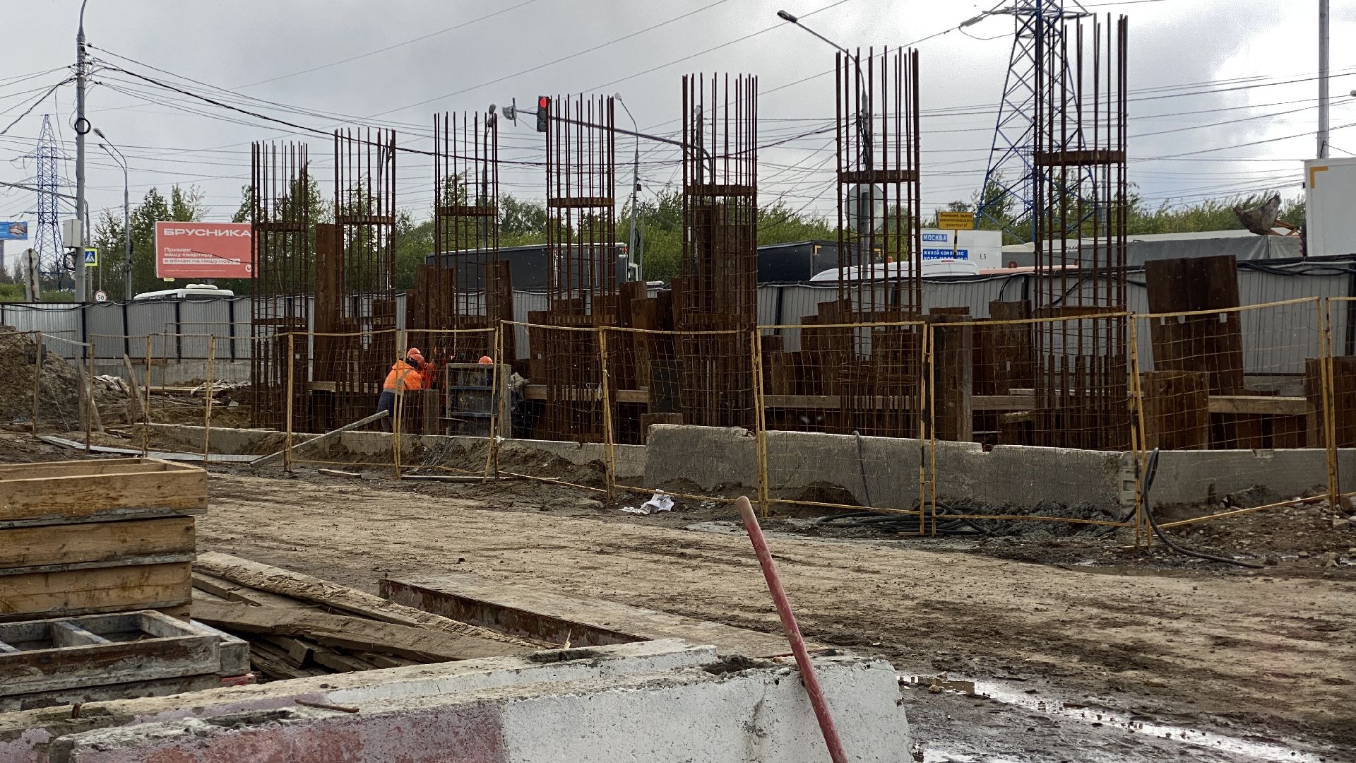 каширское шоссе, съезд на каширское шоссе, строительство дорог, володарское шоссе, ленинский городской округ,