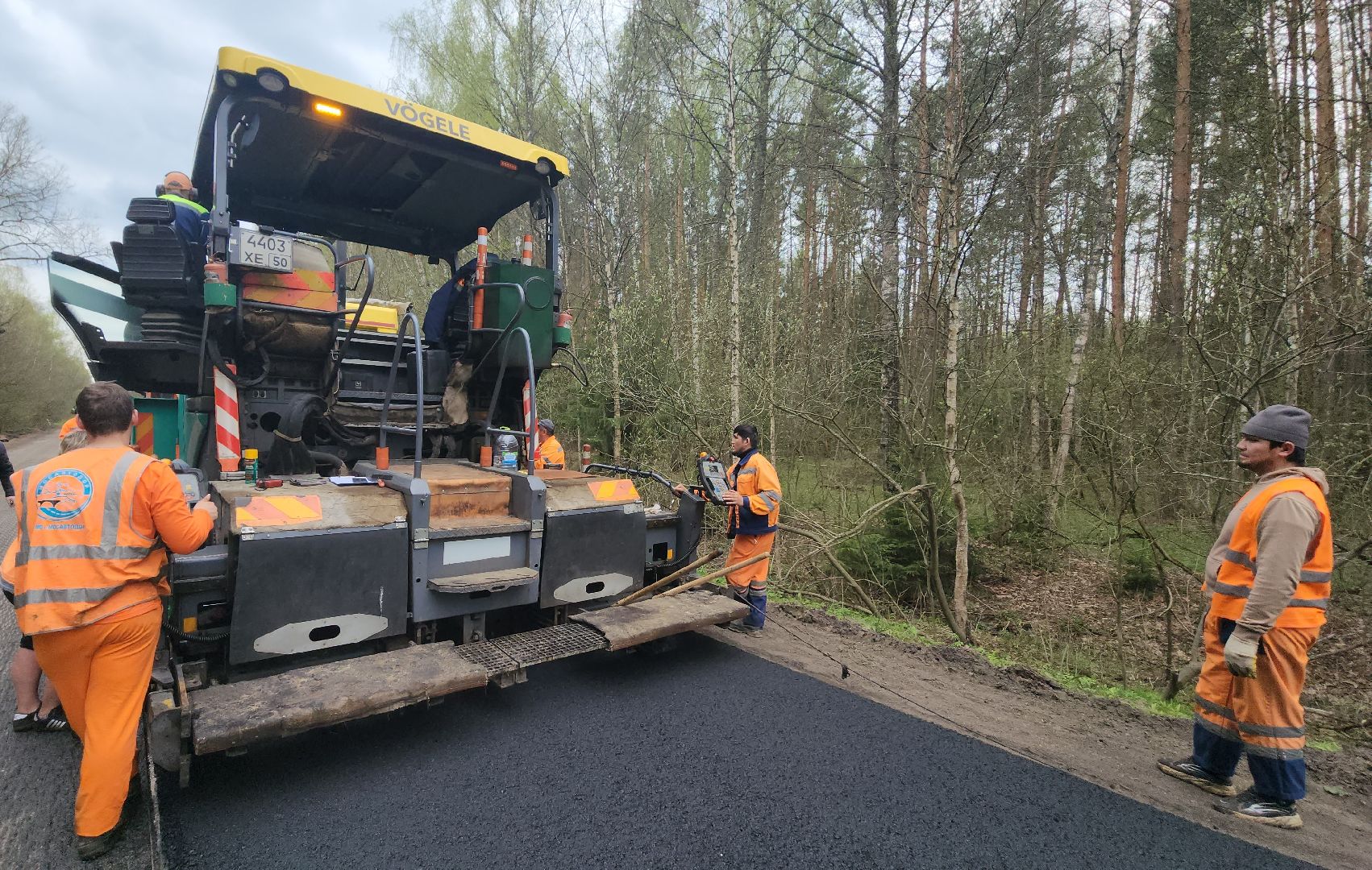 серпухов, деревня фенино, ремонт дороги, мосавтодор, безопасность дорожного движения,