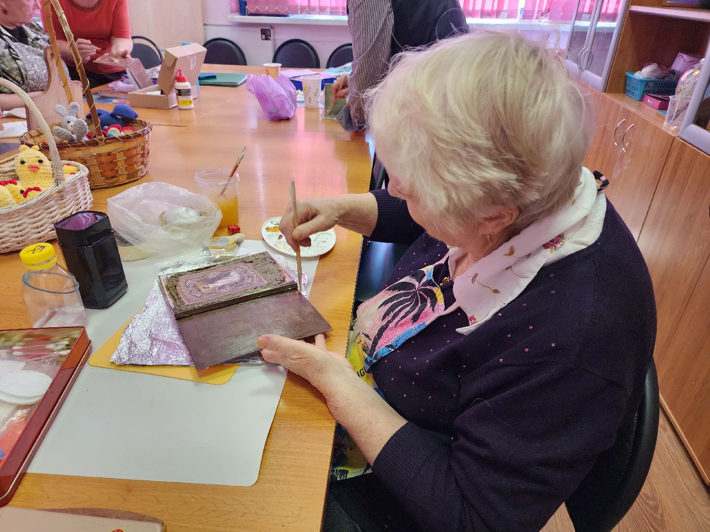 активное долголетие, пасха, творческие занятия,