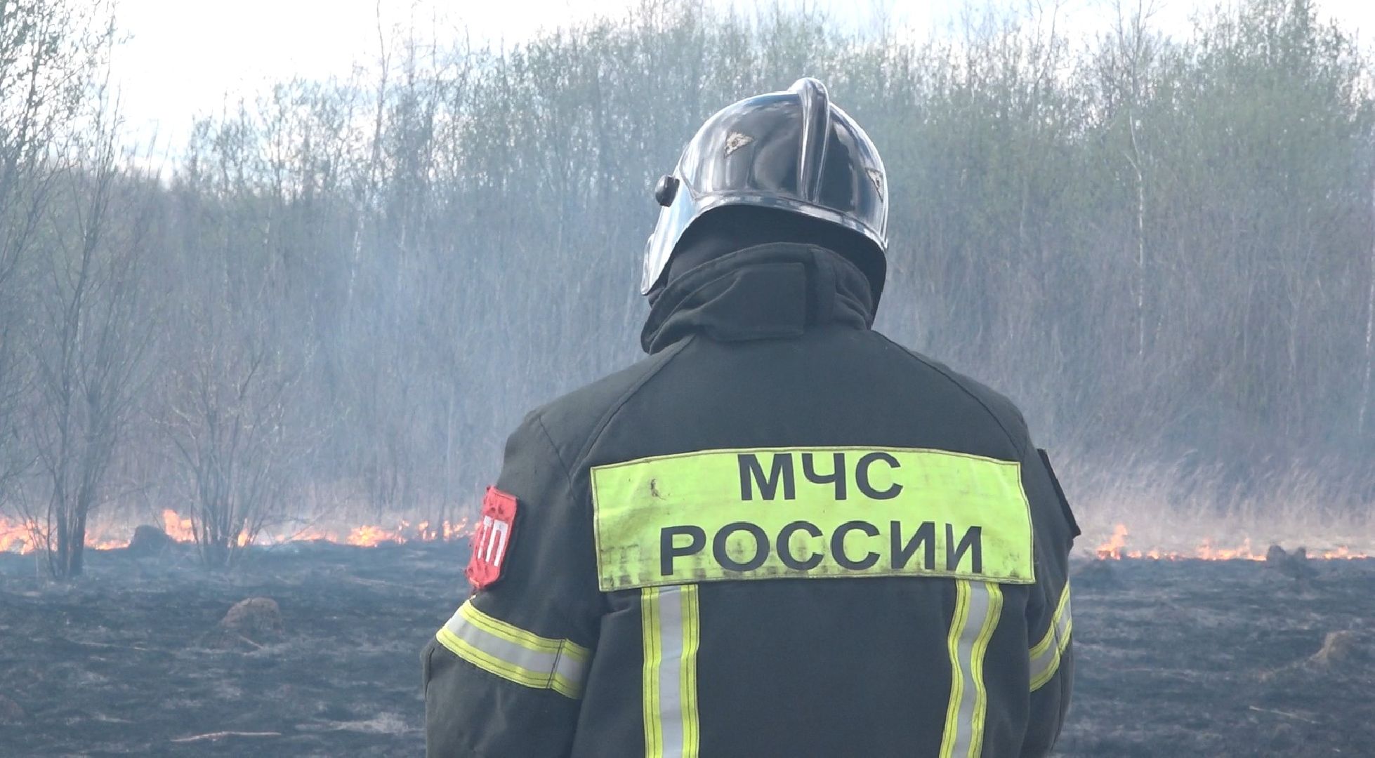 пал травы, МЧС, Домодедово, пожарная часть 58,