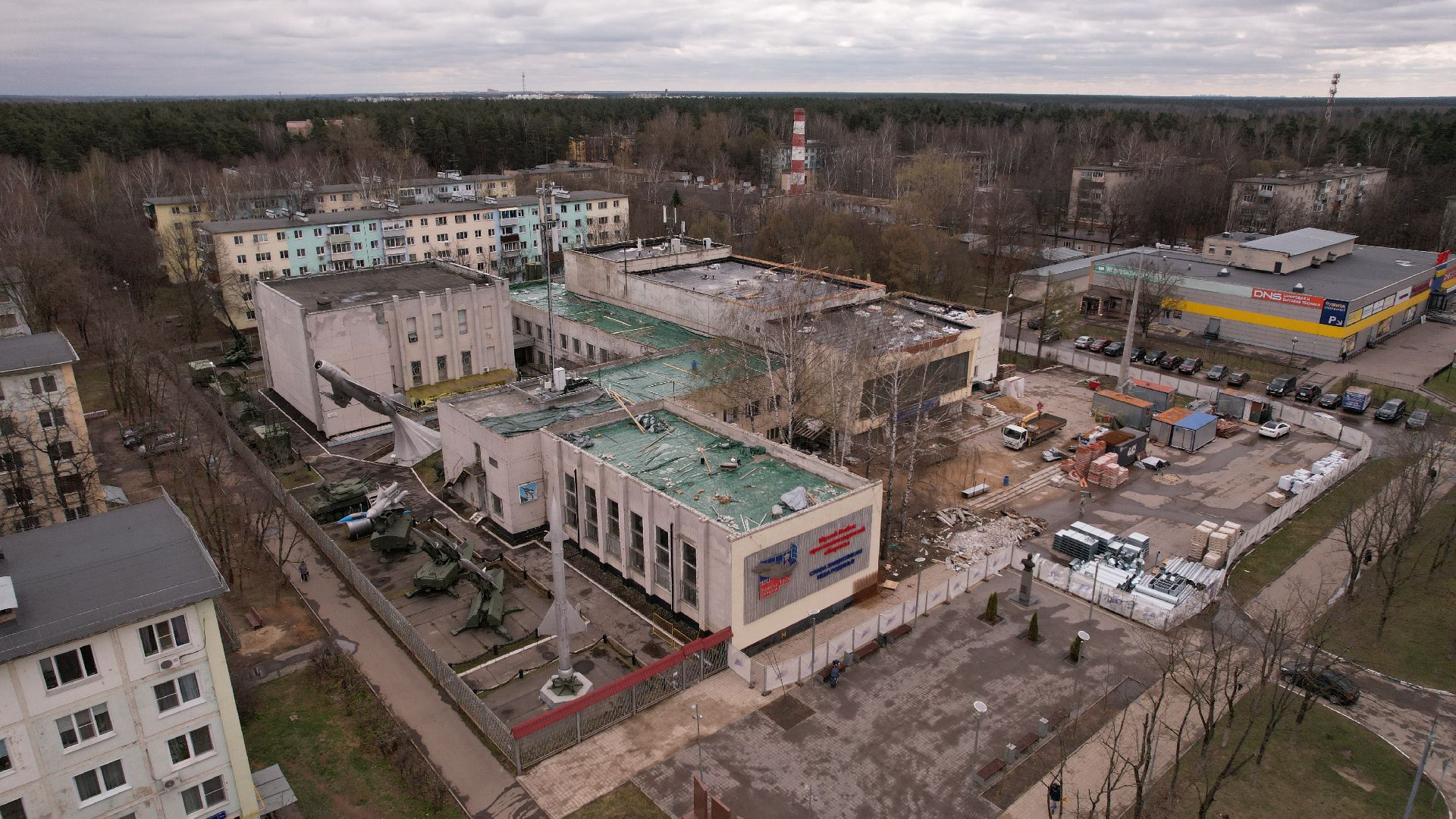 видео с коптера, дк, балашиха,