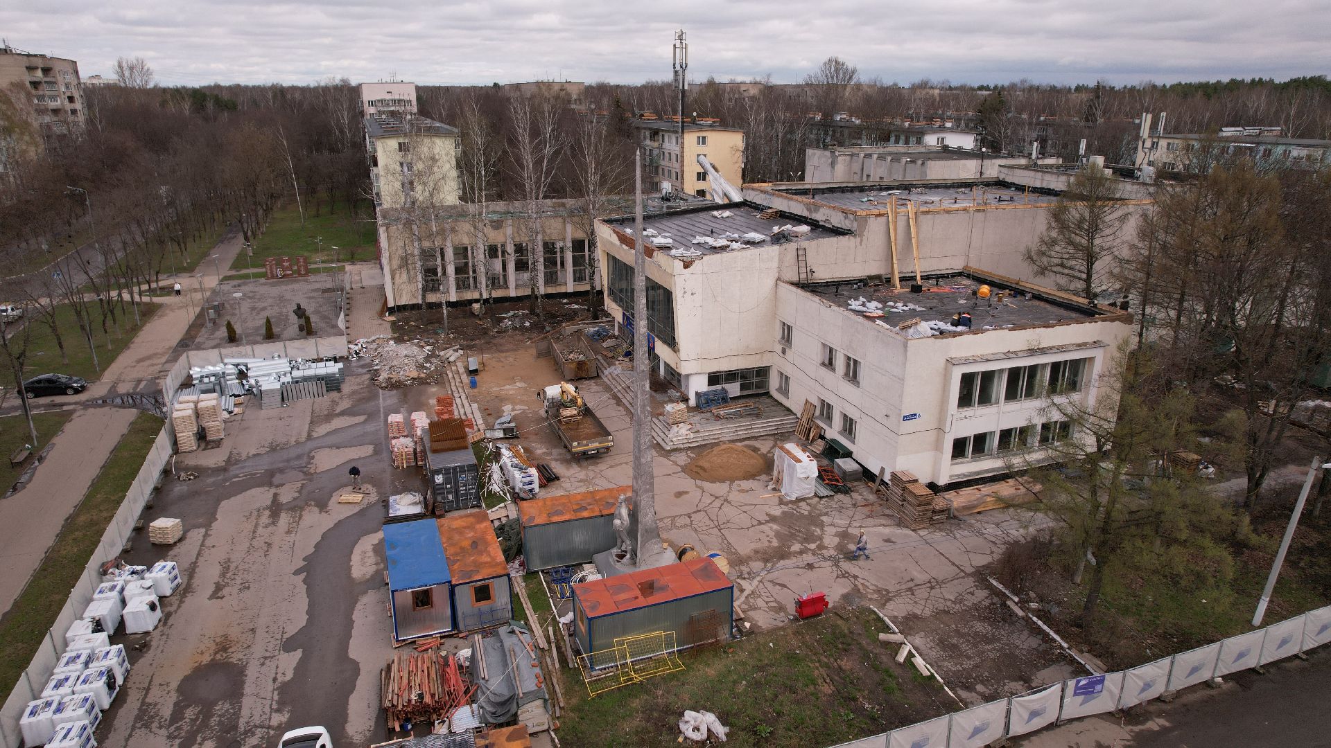 видео с коптера, дк, балашиха,