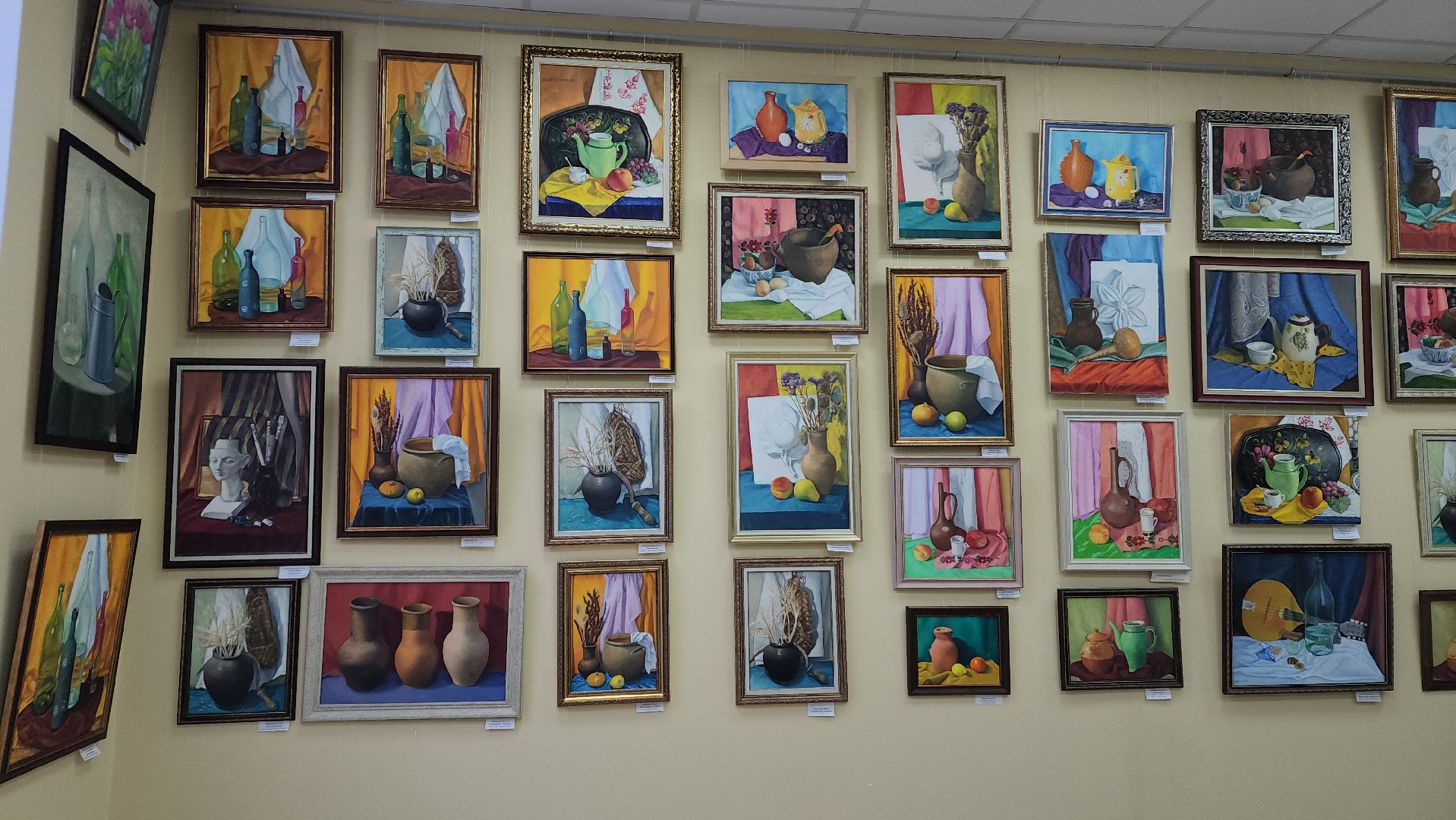 пушкино, экспозиция, самобытное творчество, живопись, художественная выставка, художник-педагог,