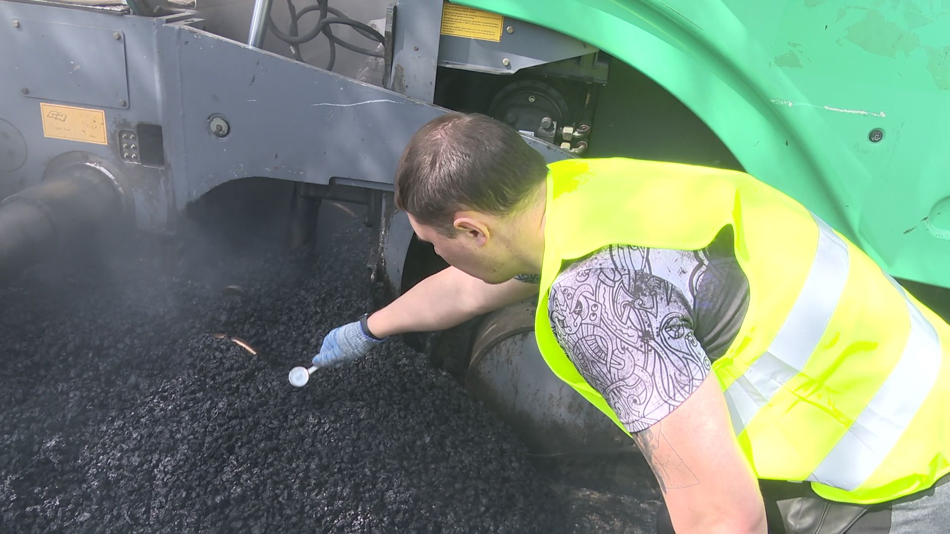 Реутов, ремонт дороги, проезжая часть, дорожное полотно, асфальт, пробы,