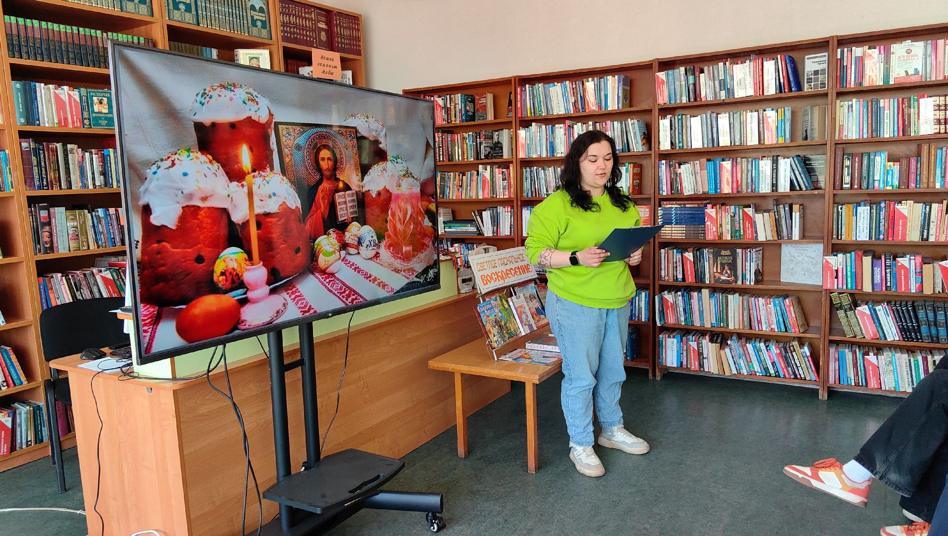 библиотека, Пасха, куличи, яйца, мастер-класс к пасхе,