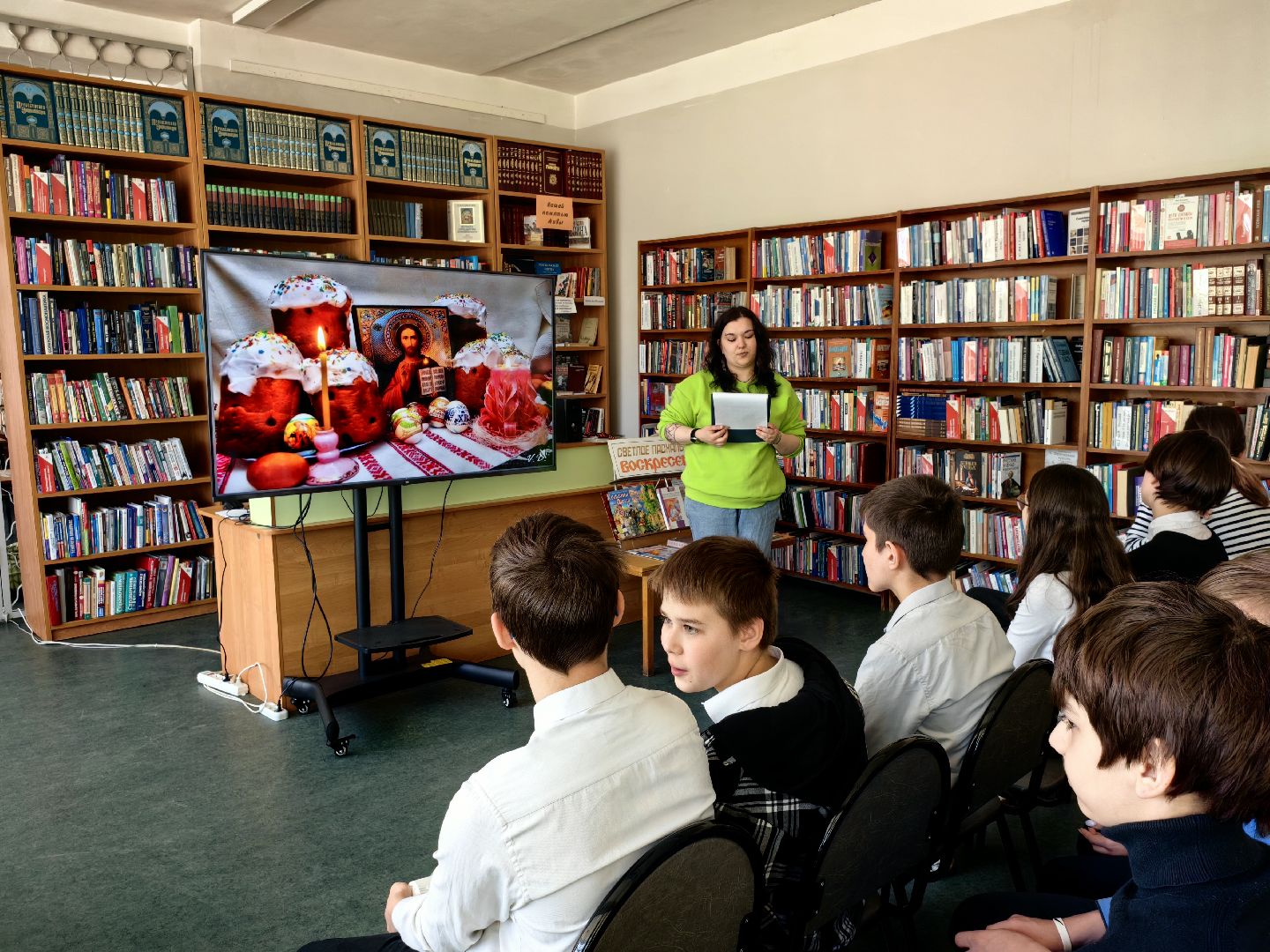 библиотека, Пасха, куличи, яйца, мастер-класс к пасхе,