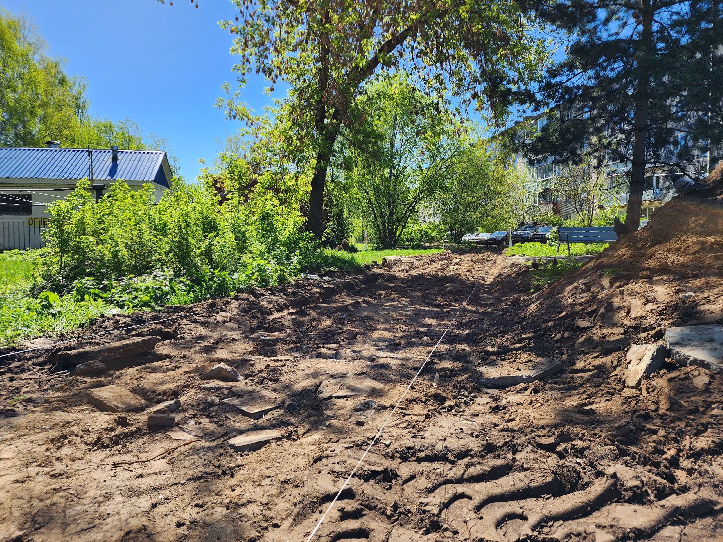 благоустройство, народные тропы, Лосино-Петровский,