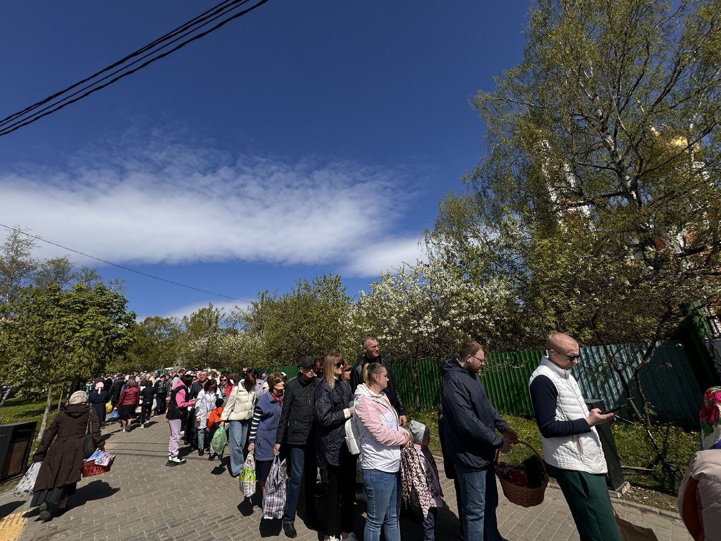 Одинцово, Великая суббота, Пасха,