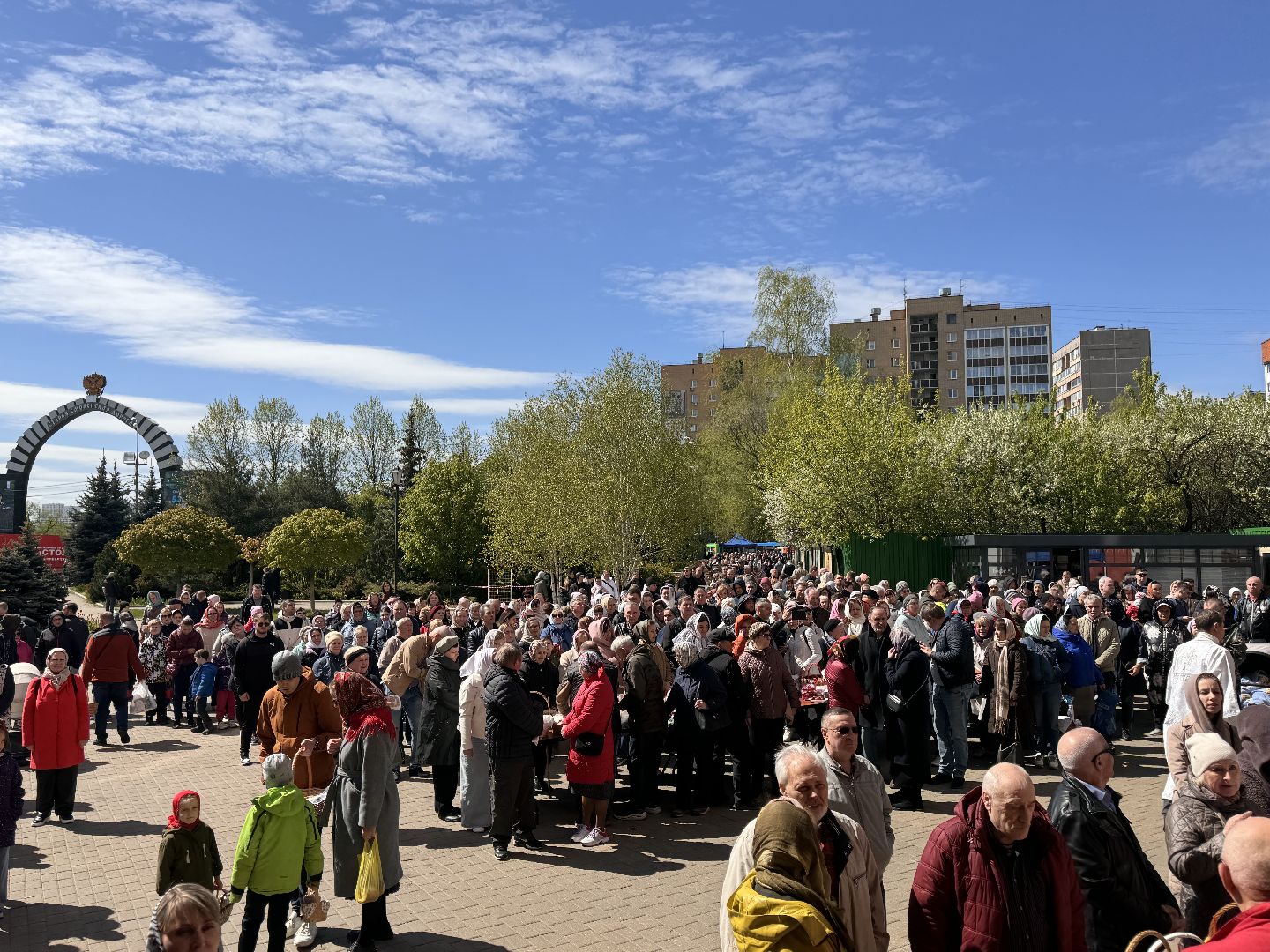 Одинцово, Великая суббота, Пасха,