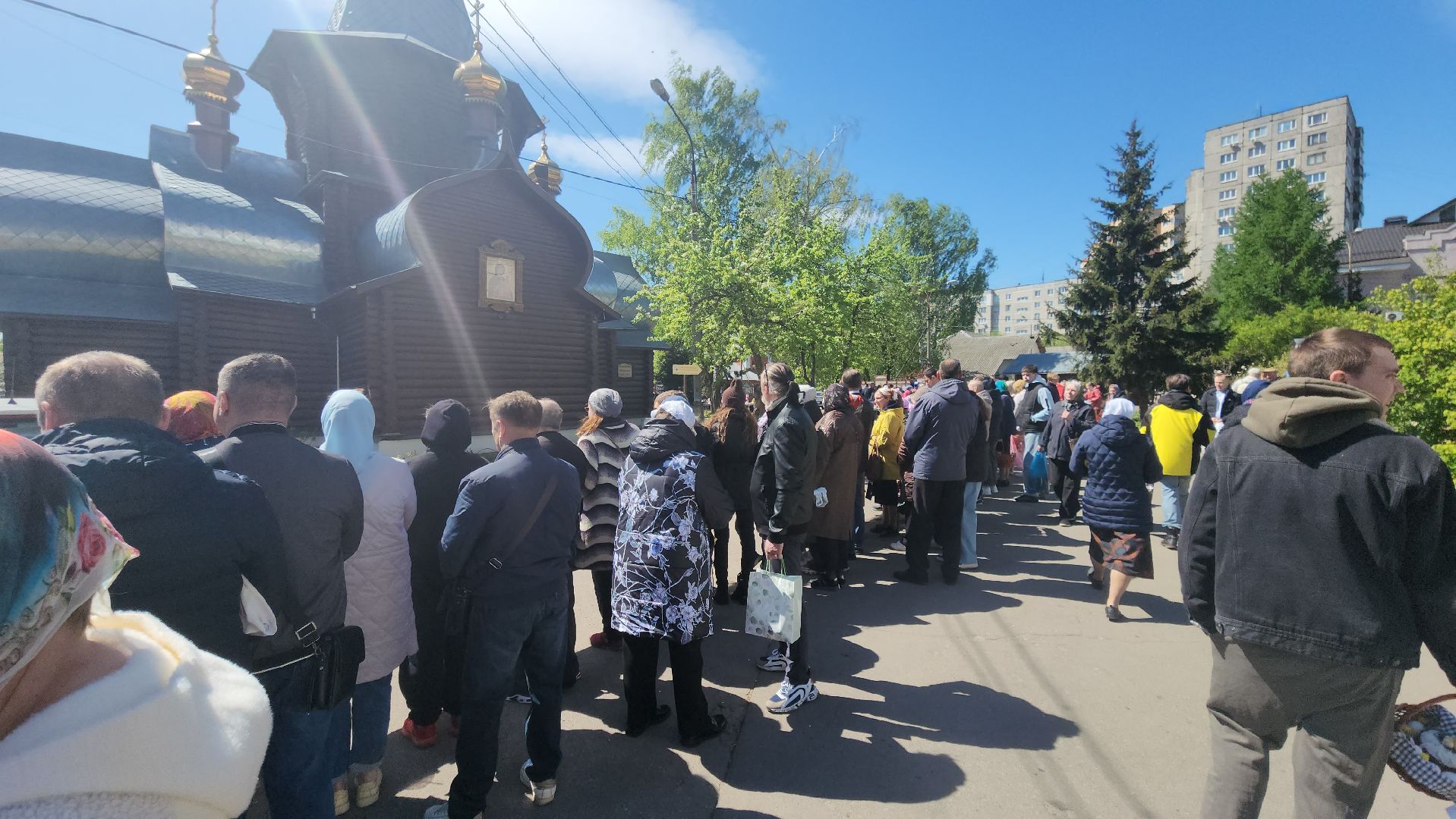 Пасха, освящение куличей, Преображенский храм, Космодамианский храм,