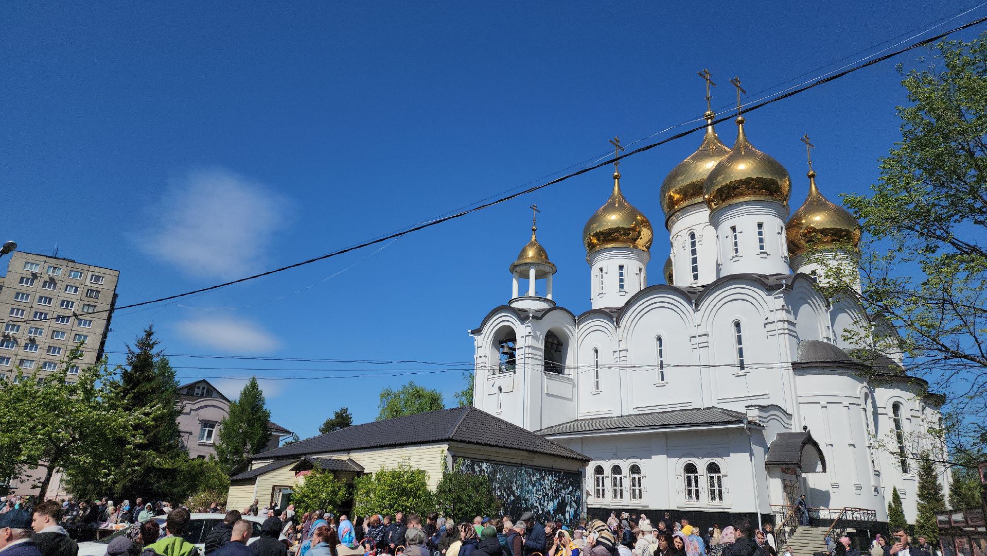 Пасха, освящение куличей, Преображенский храм, Космодамианский храм,