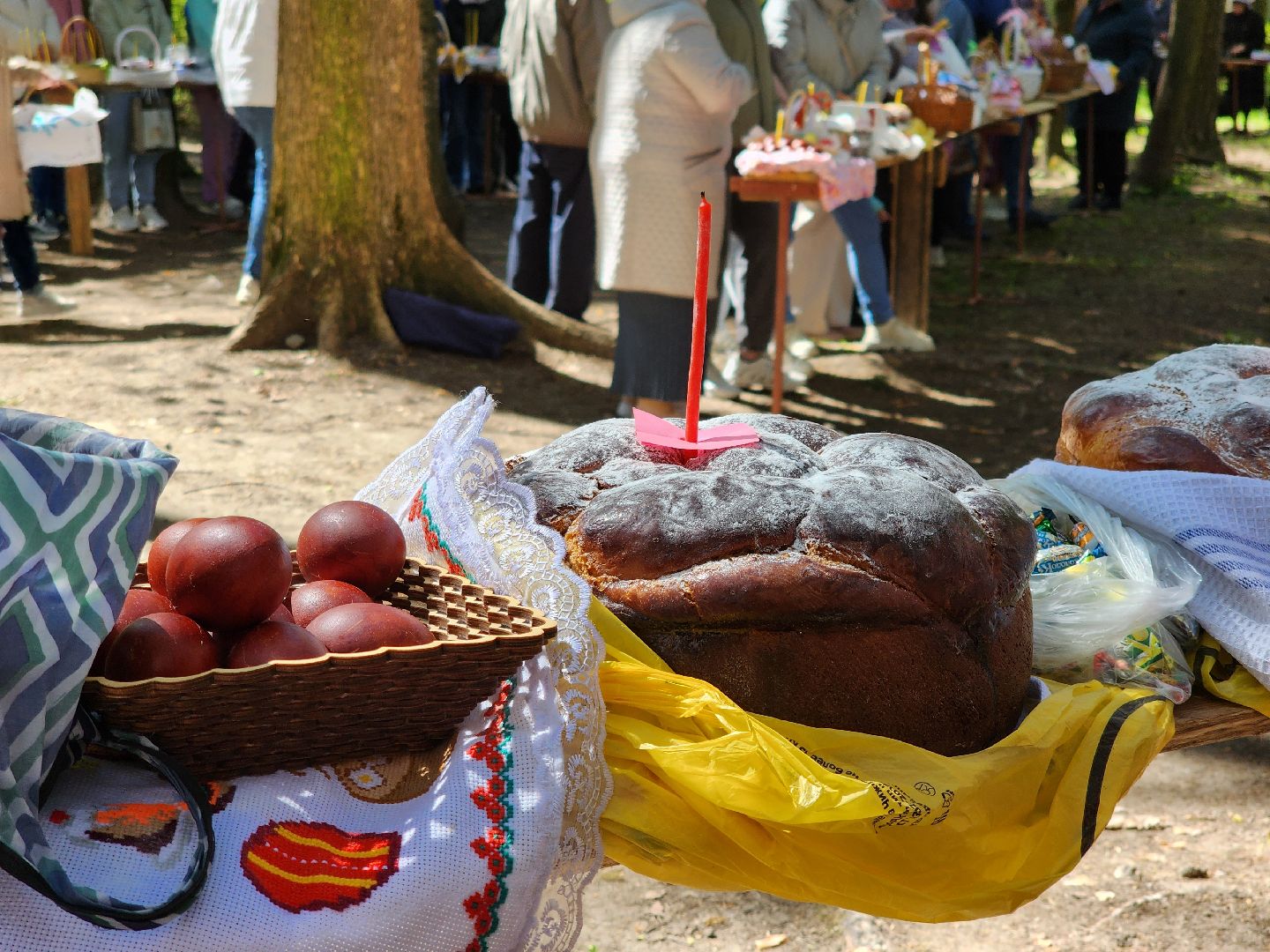 Черноголовка, Пасха, Освящение куличей,