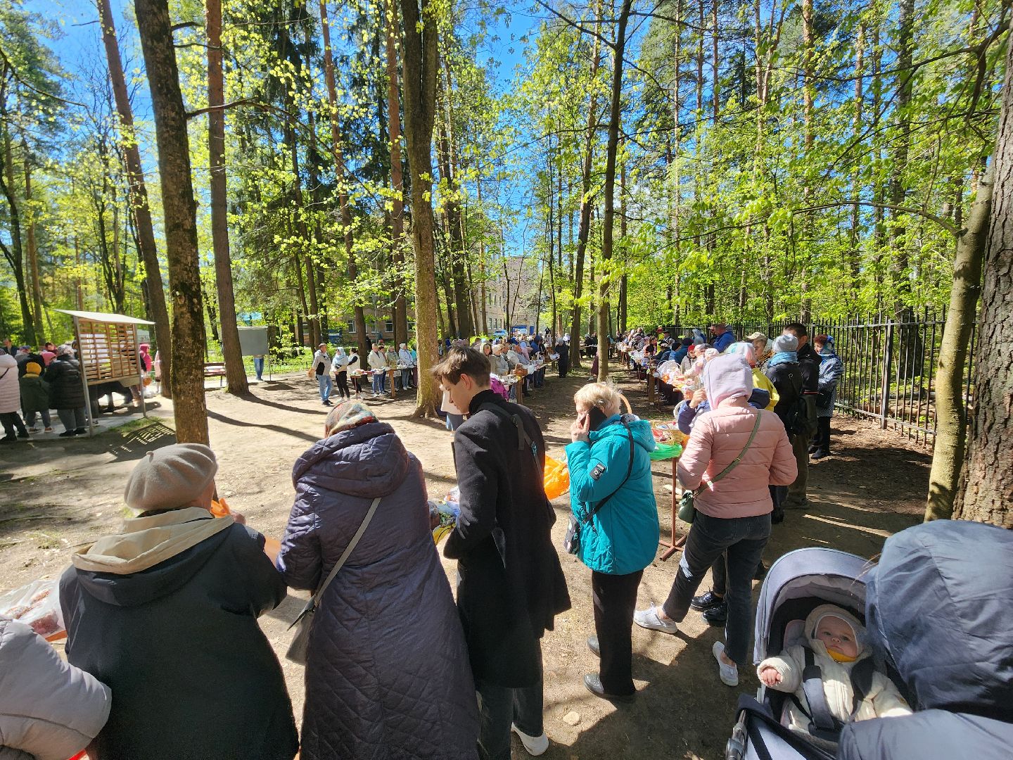 Черноголовка, Пасха, Освящение куличей,