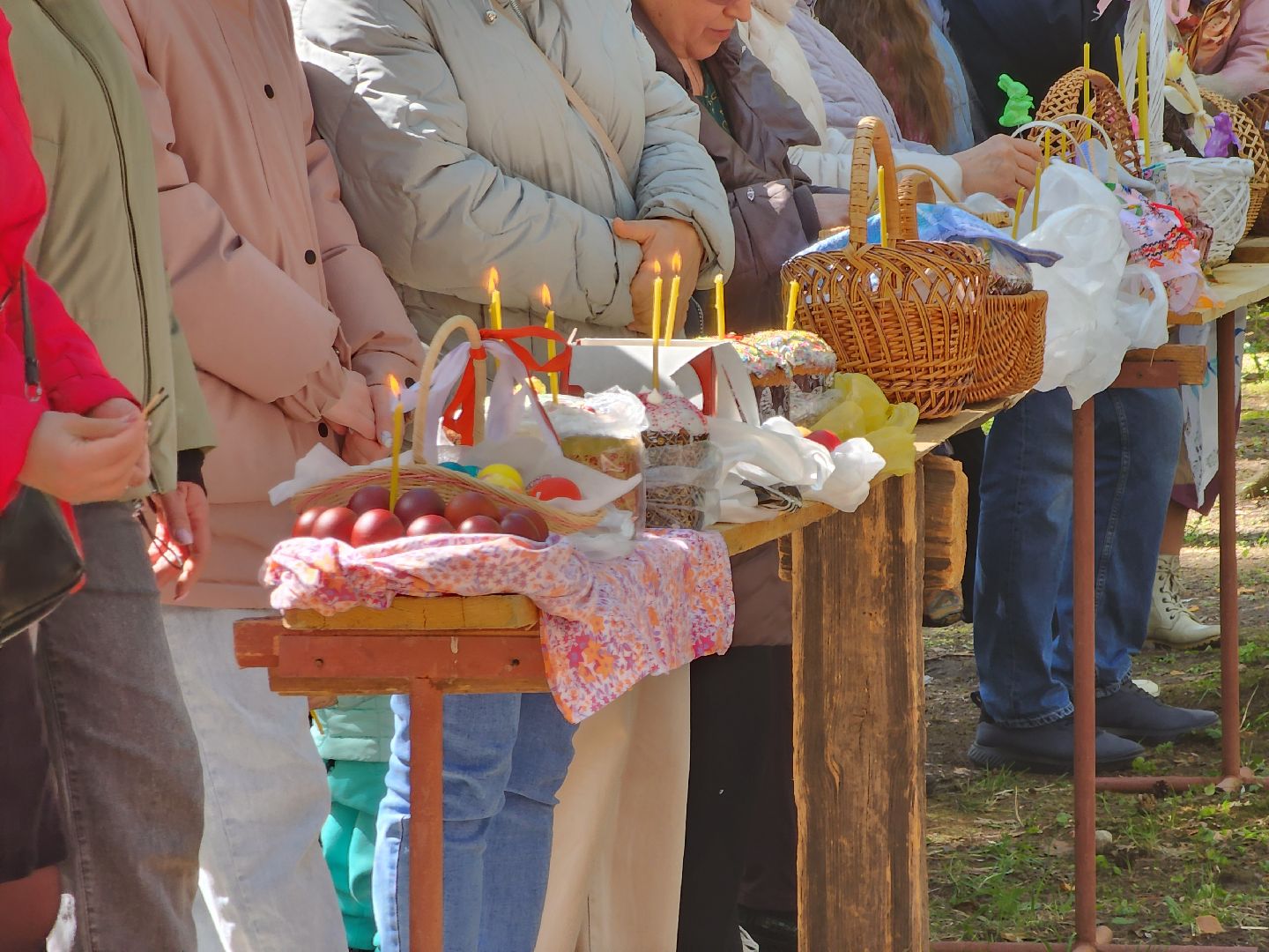 Черноголовка, Пасха, Освящение куличей,