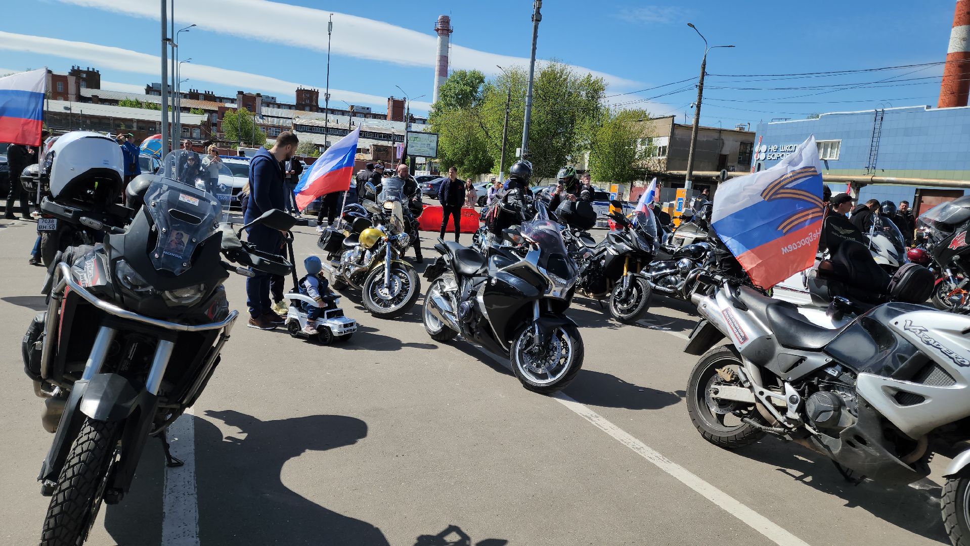 Подольск, Мотопробег, За Победу, 9 мая,