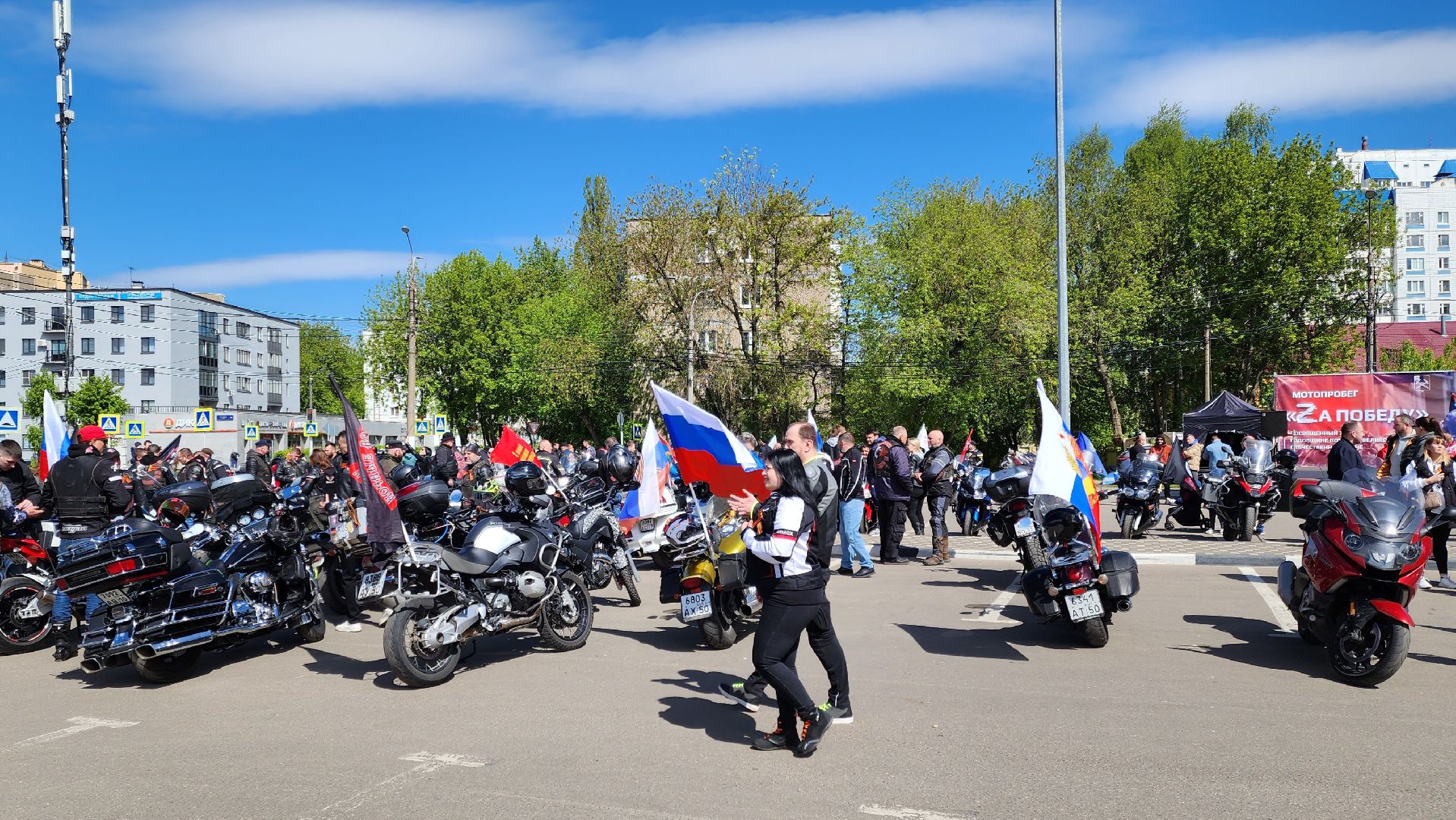 Подольск, Мотопробег, За Победу, 9 мая,