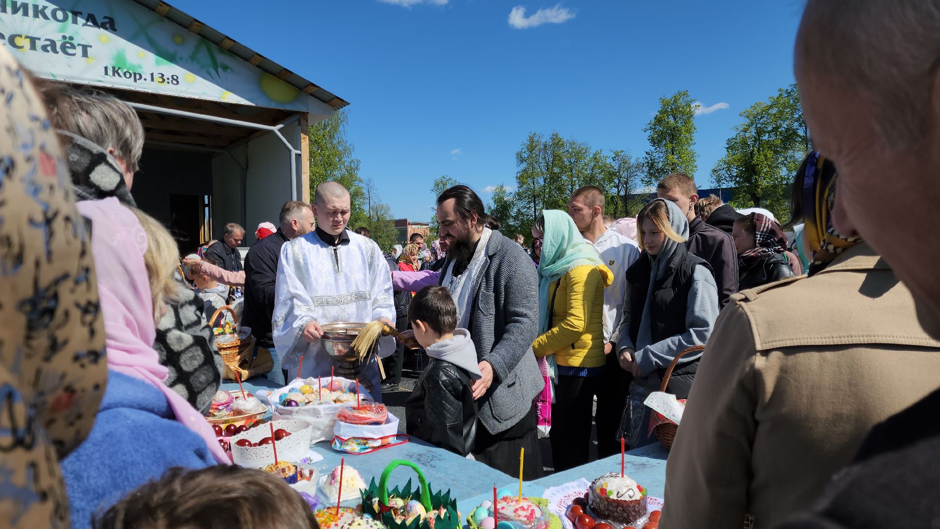 ногинск, пасха, храм, общество, жители, кулич,