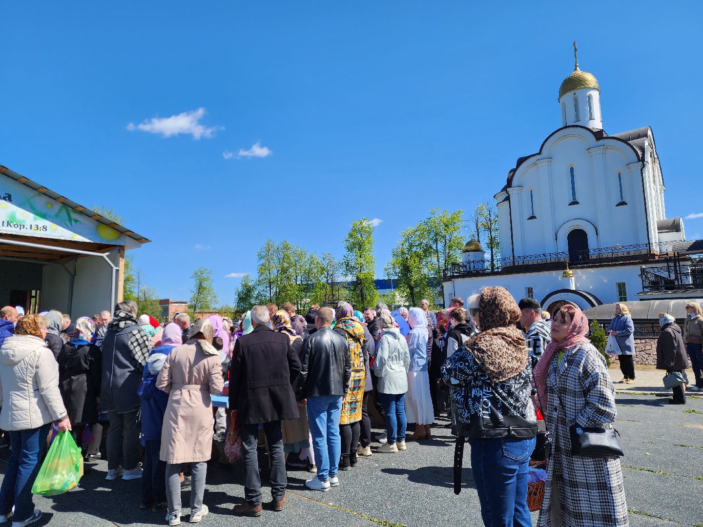 ногинск, пасха, храм, общество, жители, кулич,