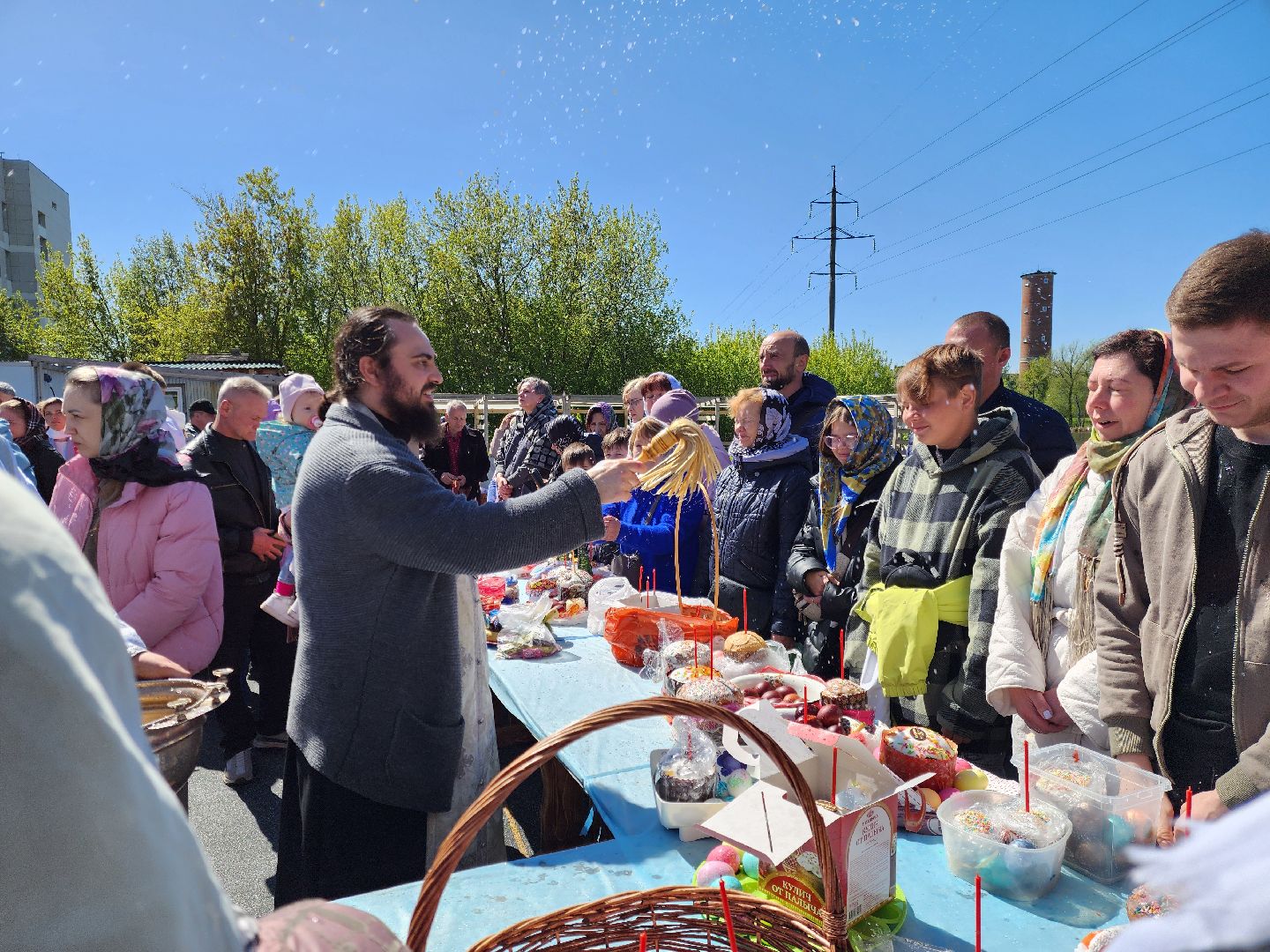 ногинск, пасха, храм, общество, жители, кулич,