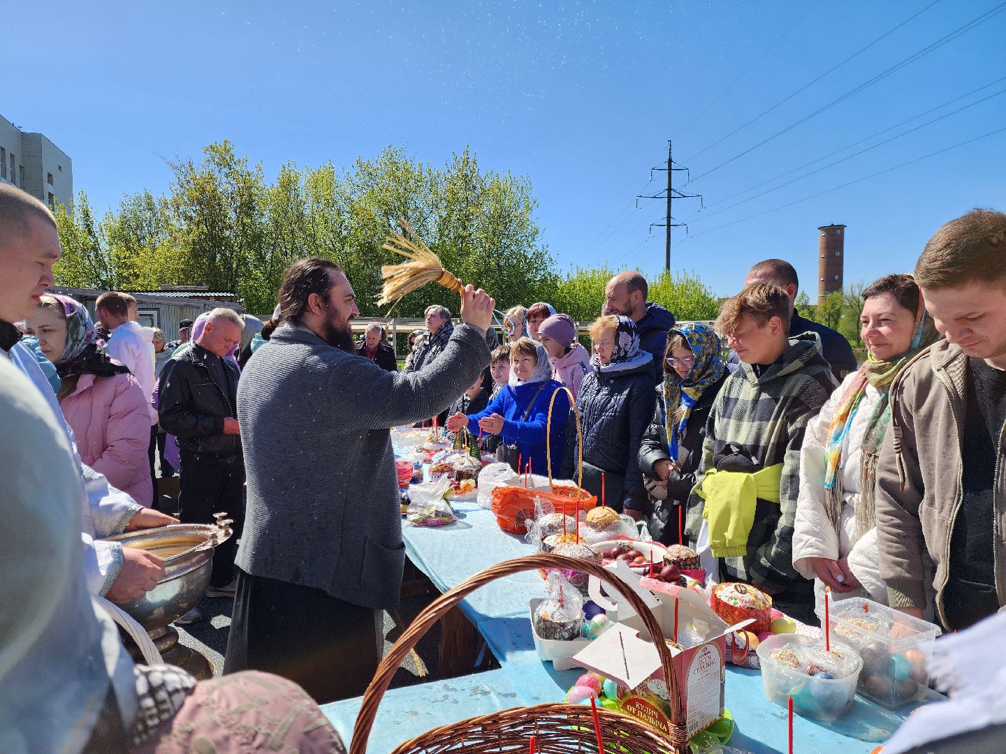 ногинск, пасха, храм, общество, жители, кулич,