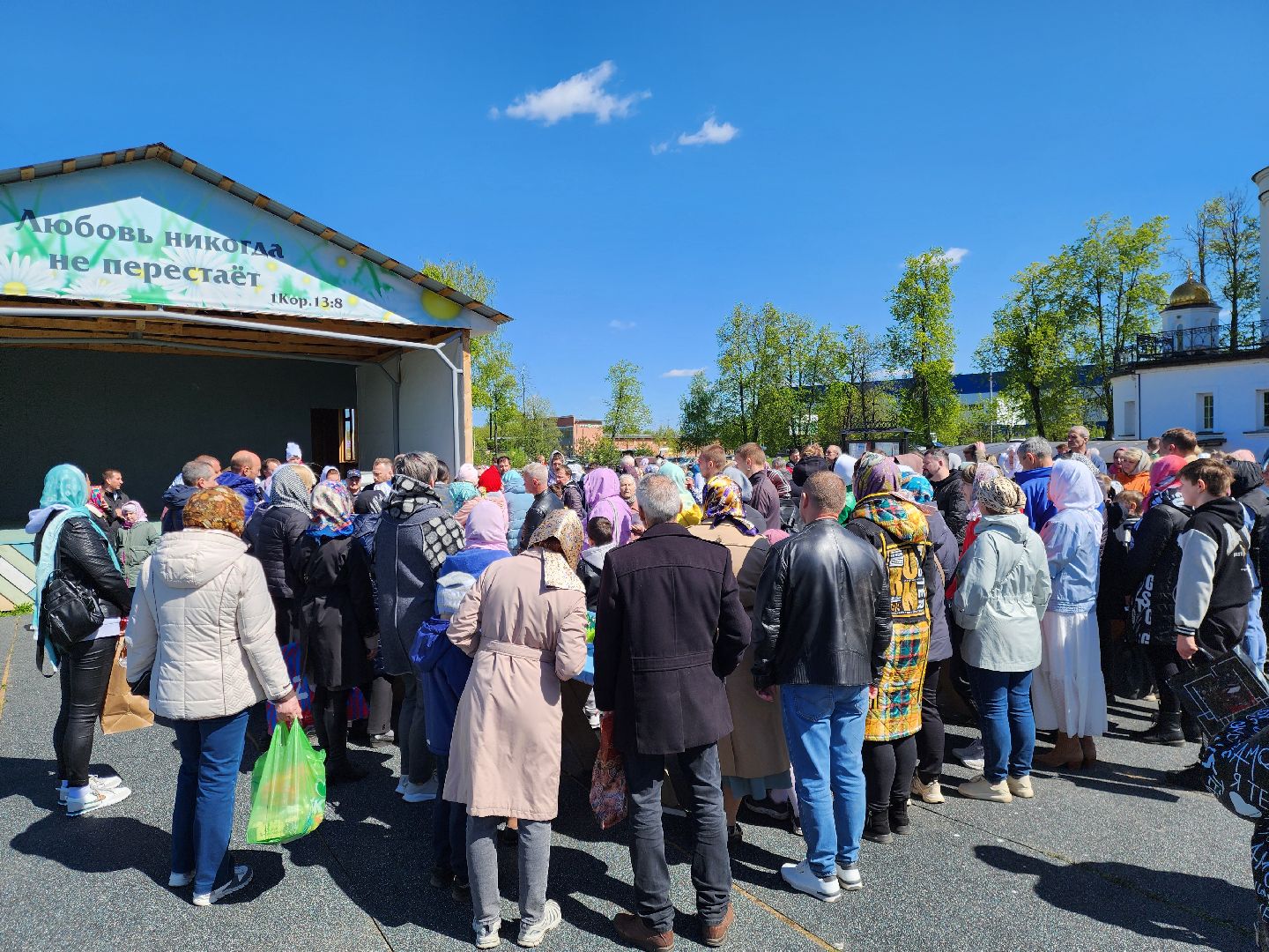 ногинск, пасха, храм, общество, жители, кулич,