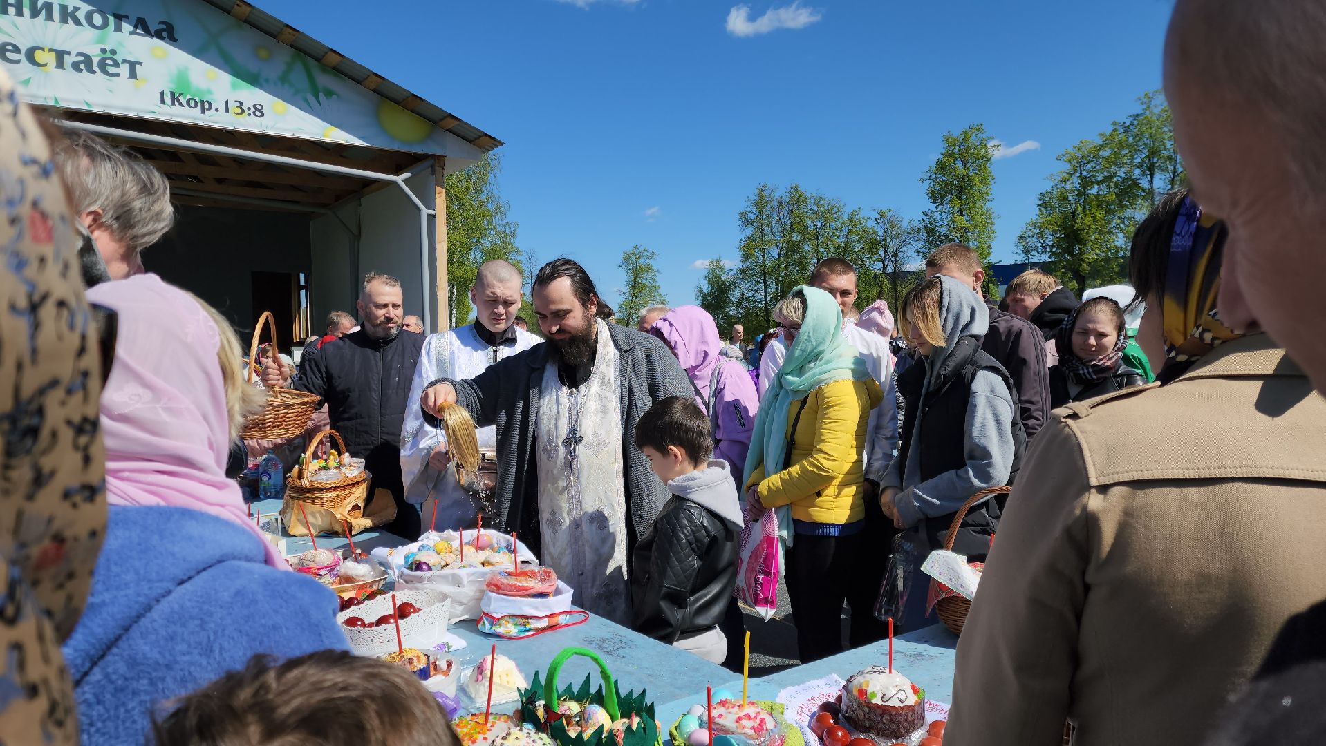 ногинск, пасха, храм, общество, жители, кулич,