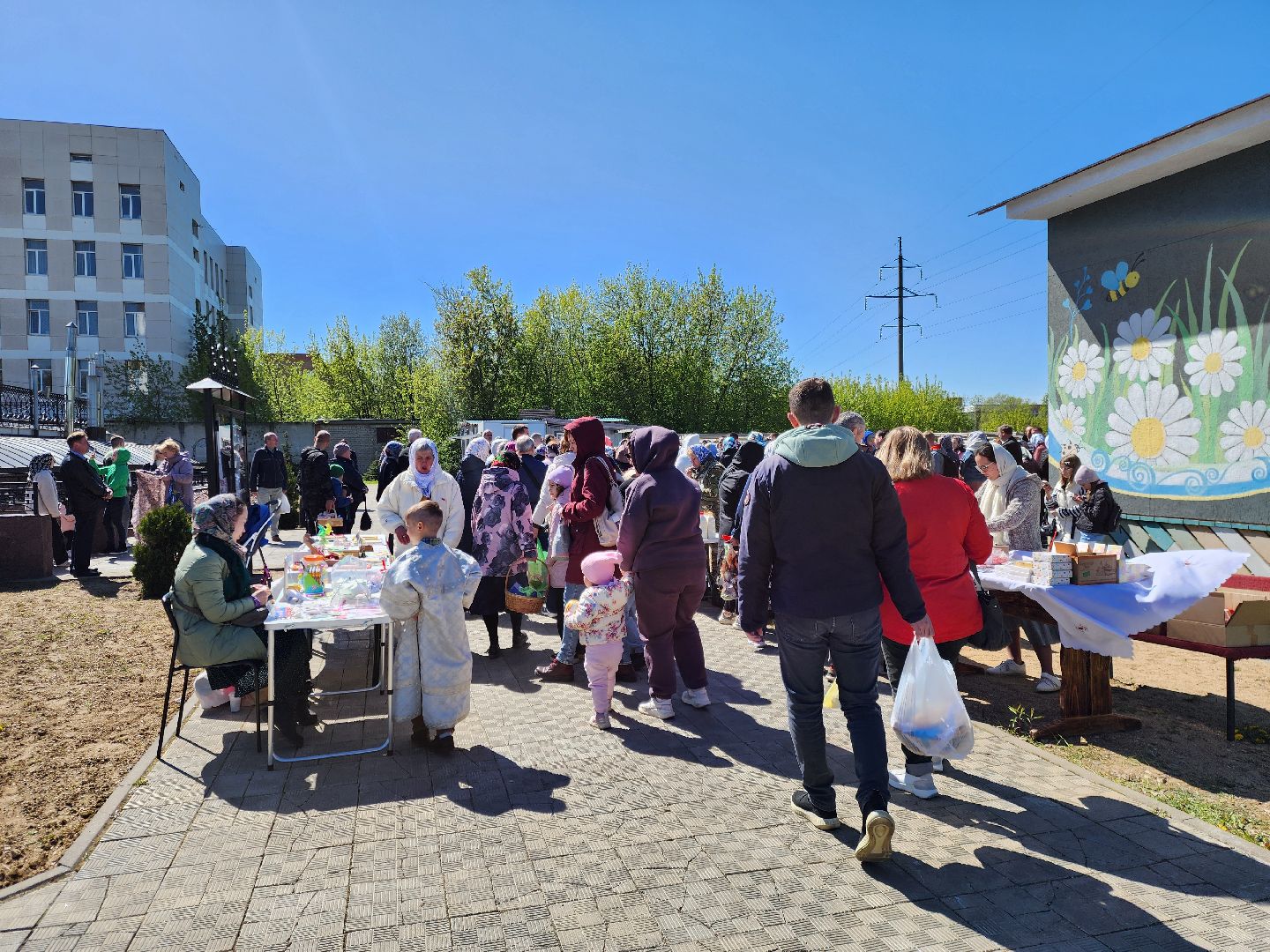 ногинск, пасха, храм, общество, жители, кулич,