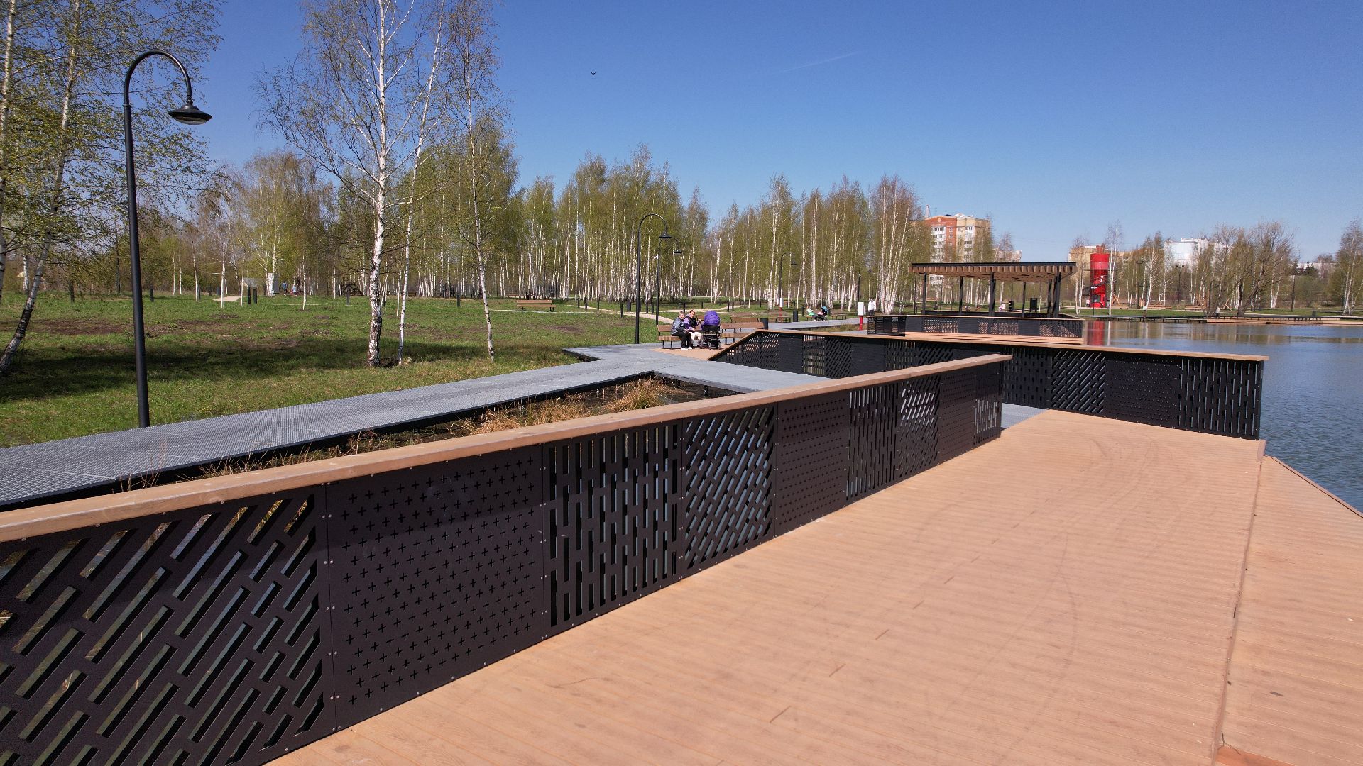 видео с коптера, электрогорск, благоустройство,