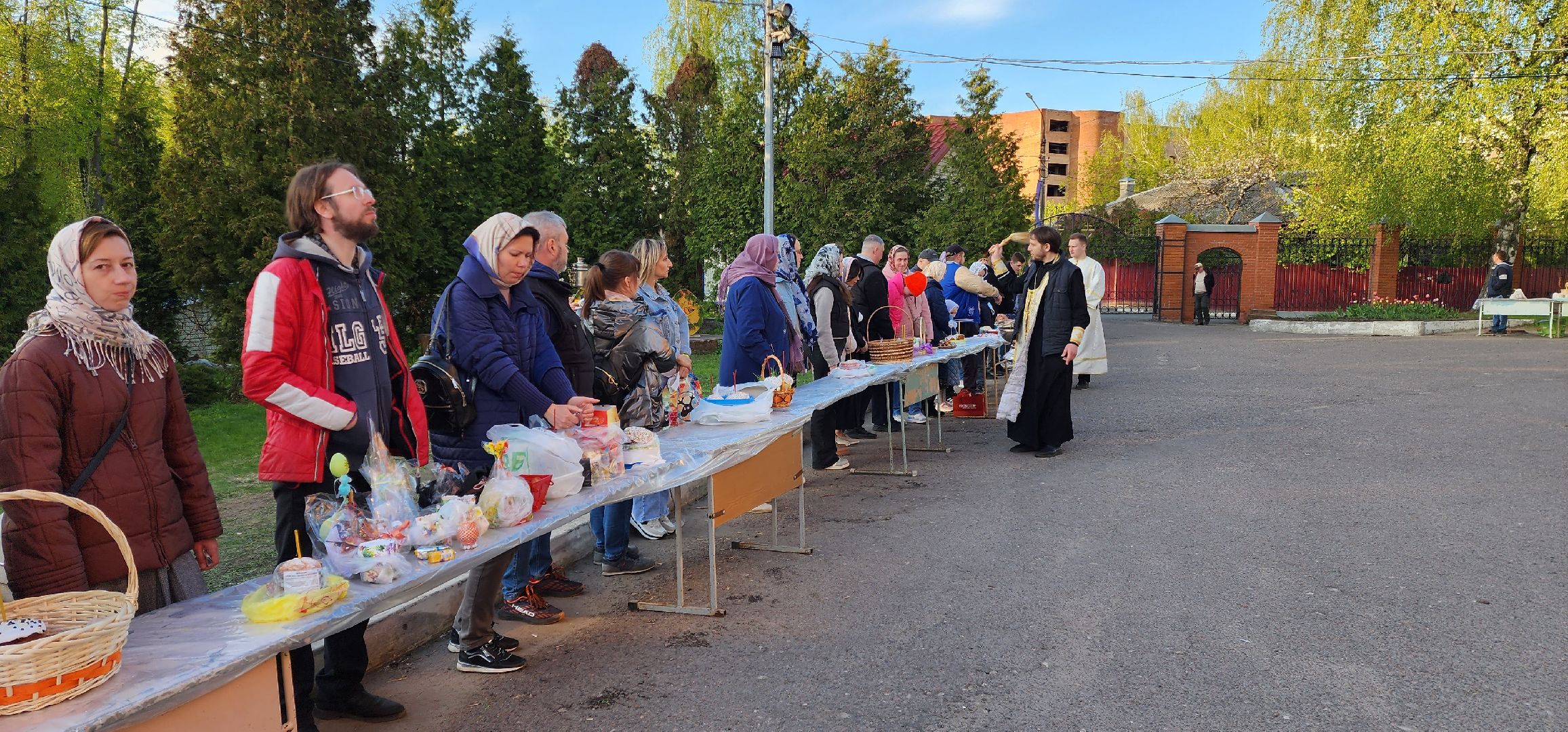 раменское, религия, пасха, освящение куличей, троицкий храм,