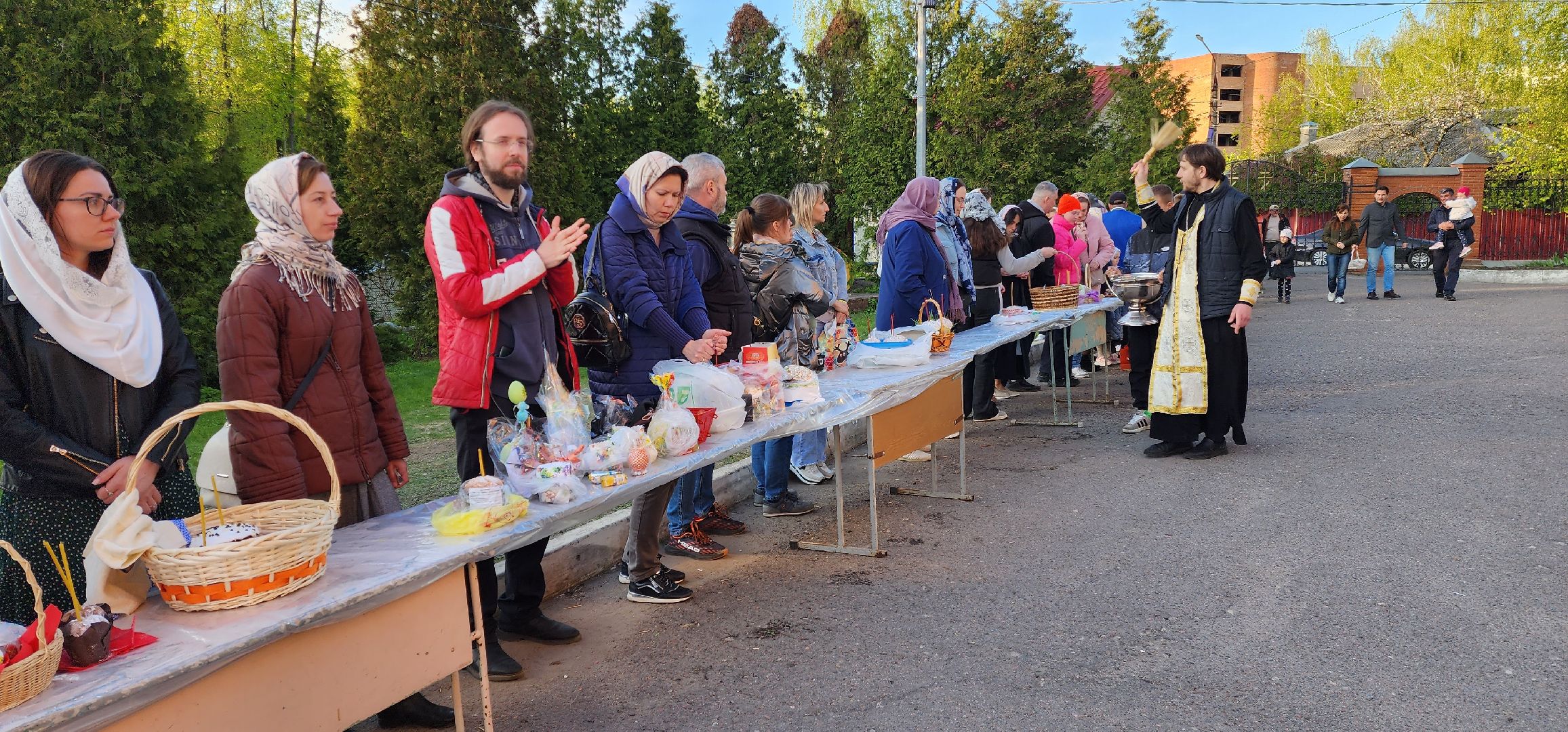 раменское, религия, пасха, освящение куличей, троицкий храм,