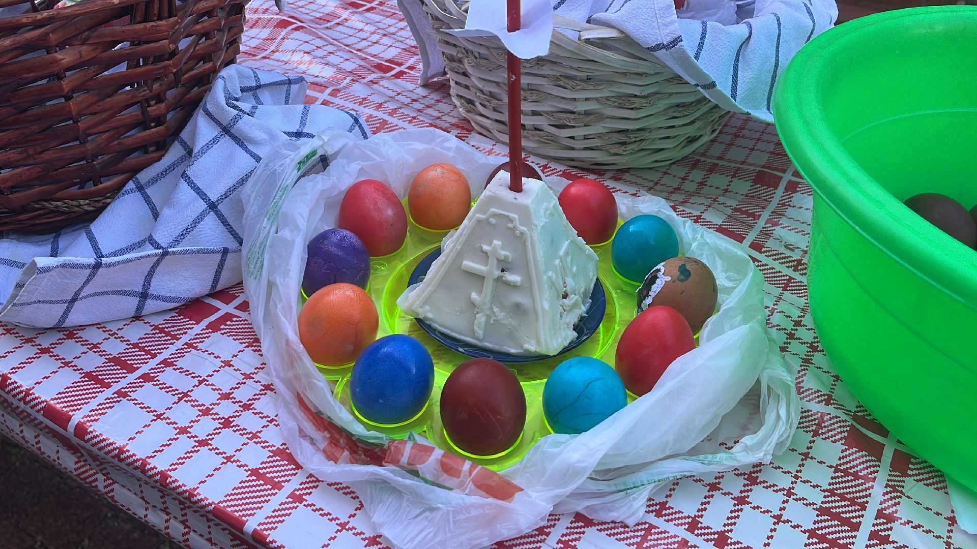 пасха, кулич, куличи, яйца, пасхальный декор, пасхальные яйца,