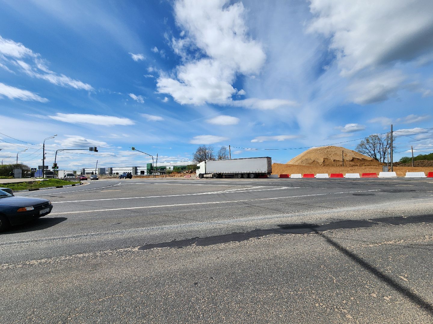 строительство, Дорога, федеральная дорога, дорохово, Минское шоссе, Развязка, дорожная служба, руза,