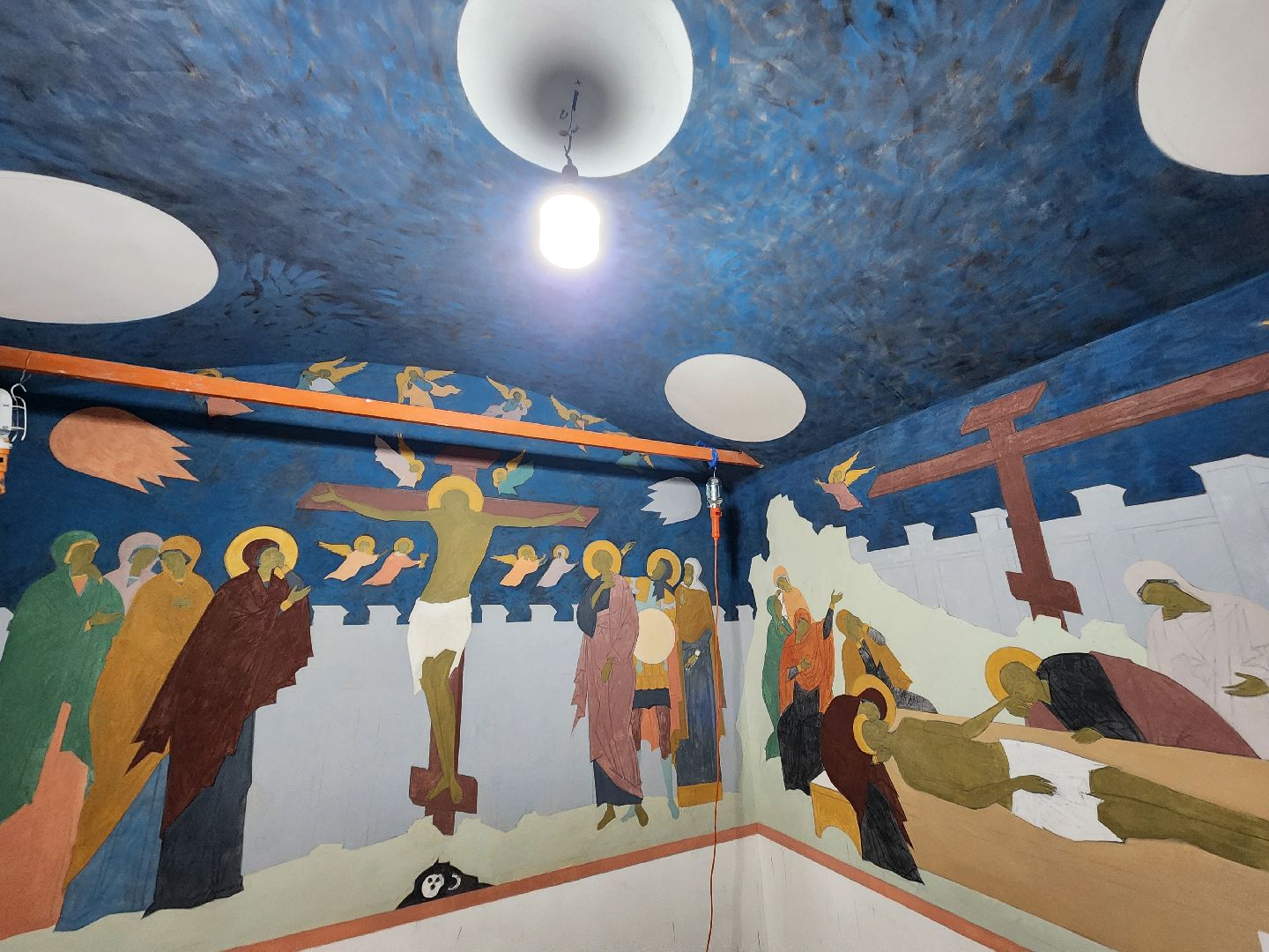 церковь, роспись храма, пасха,