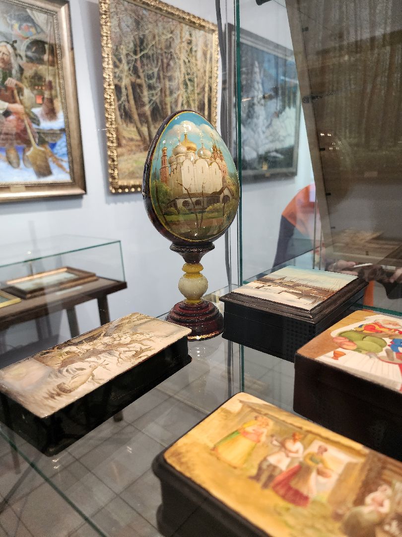 мытищи, историко-художественный музей, Выставка, Федоскинская роспись,