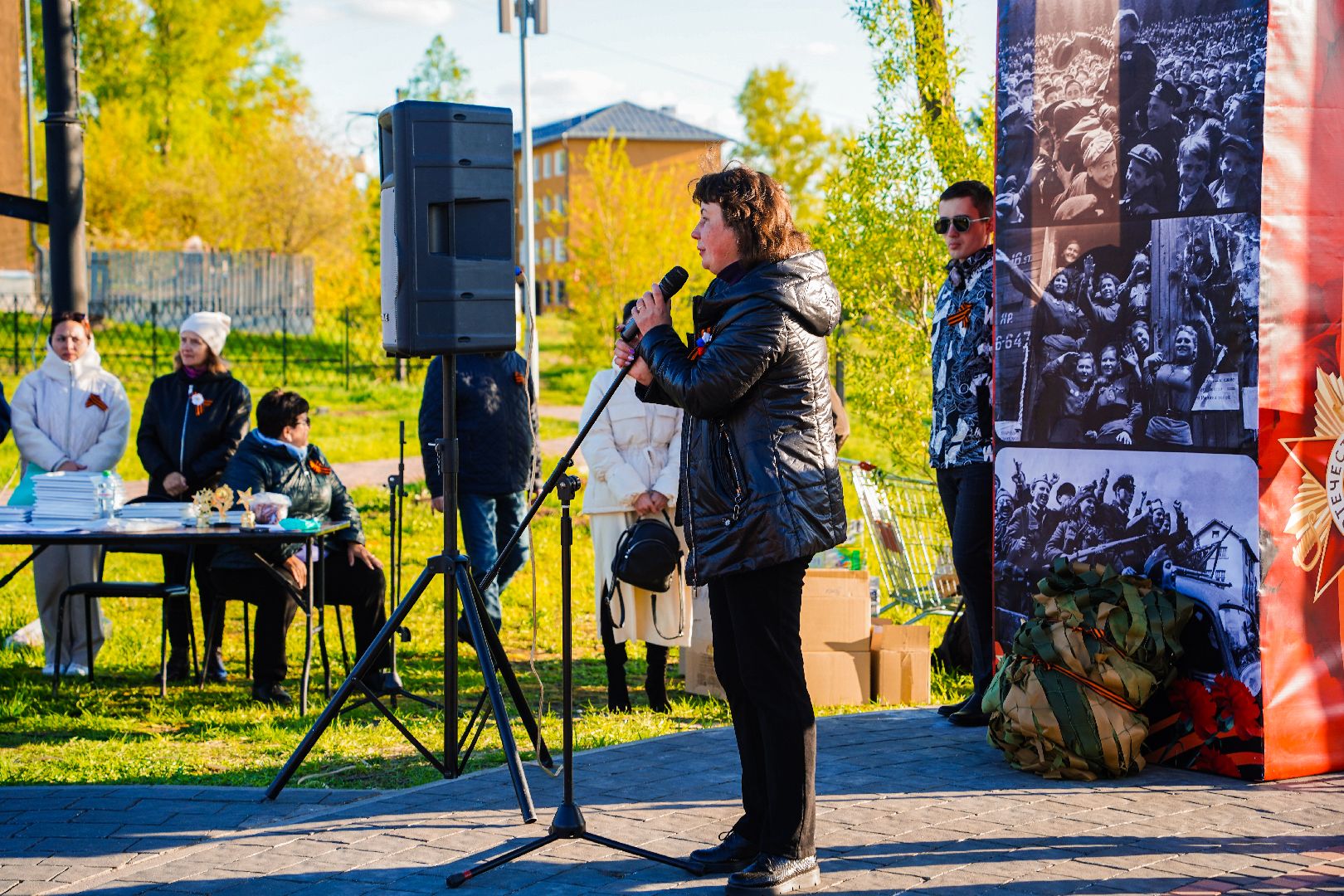 костер победы, день победы, Рошаль, общественная палата, парк, Крестов брод, Эхо войны,Большая Шатура,