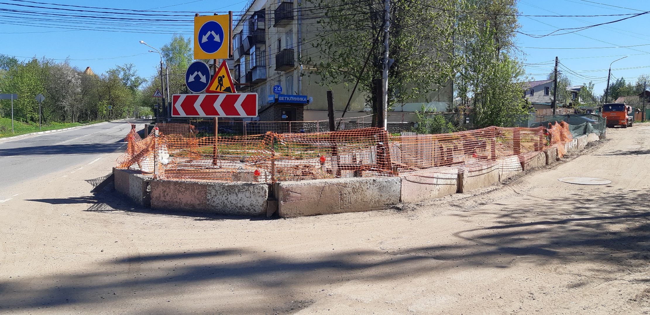 МЦД Опалиха, Красногорск, переезд, двойной путепровод, монтаж автомобильной развязки,