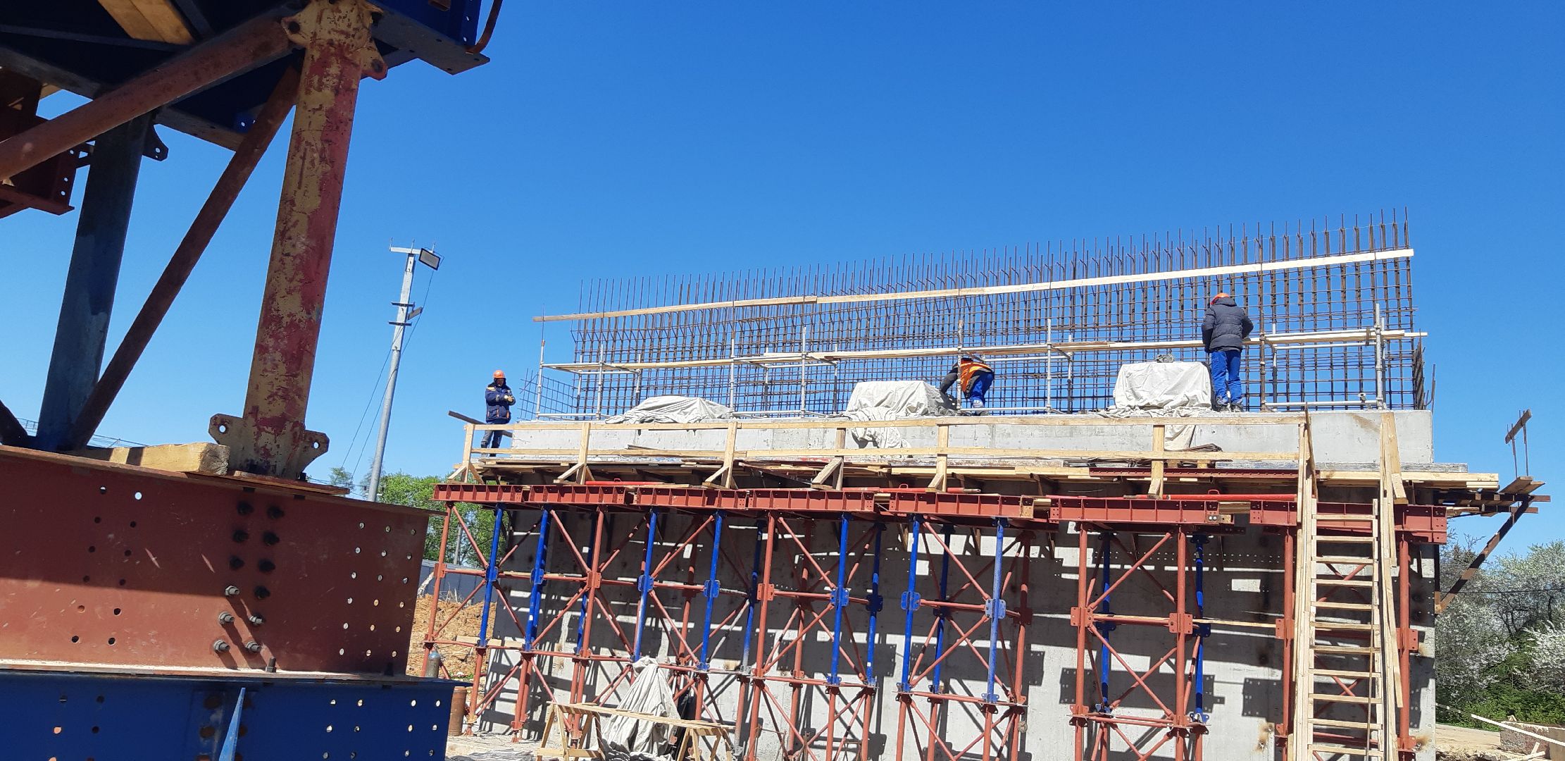 МЦД Опалиха, Красногорск, переезд, двойной путепровод, монтаж автомобильной развязки,