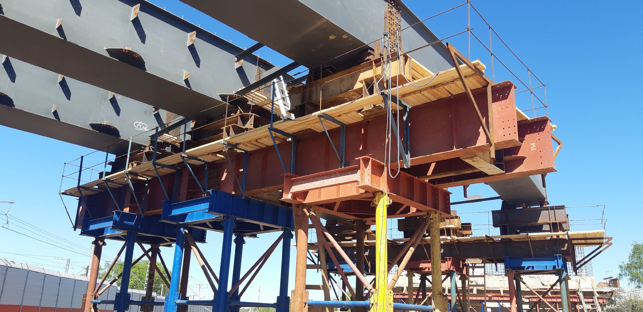 МЦД Опалиха, Красногорск, переезд, двойной путепровод, монтаж автомобильной развязки,