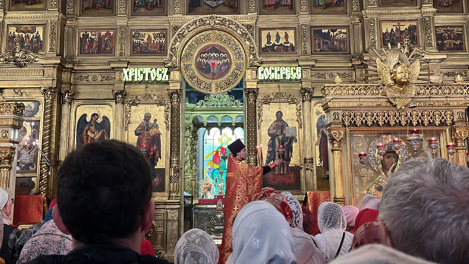 пасха, пасхальное богослужение, крестный ход, церковь, церковный праздник,