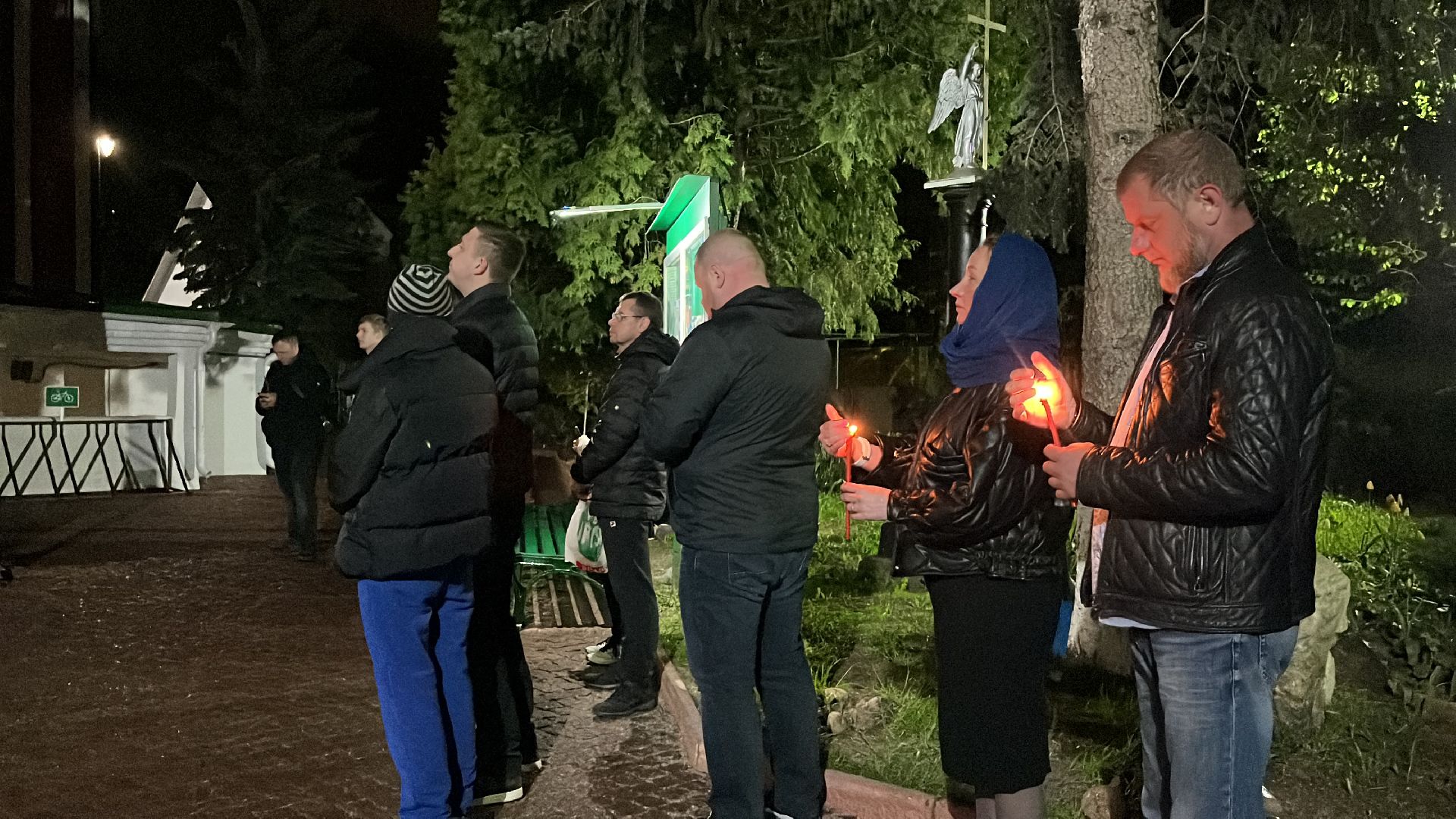 пасха, пасхальное богослужение, крестный ход, церковь, церковный праздник,