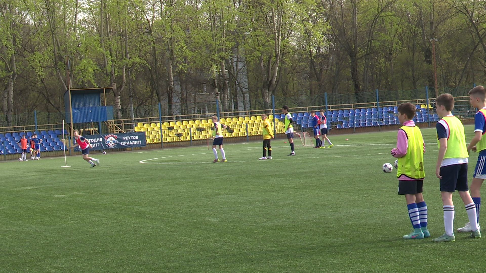 Реутов, спорт, спортобъект, приалит, футбольное поле, газон,