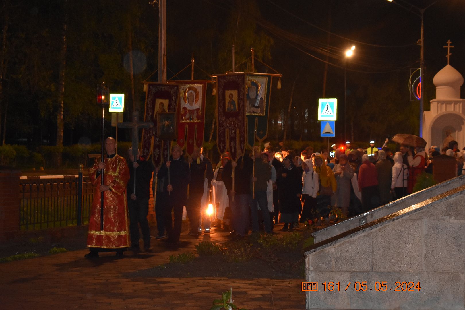 Праздник Пасхи, Христос Воскресе, Светлое воскресенье, Пасхальный крестный ход, Власиха, храм РВСН, Пасха во Власихе,