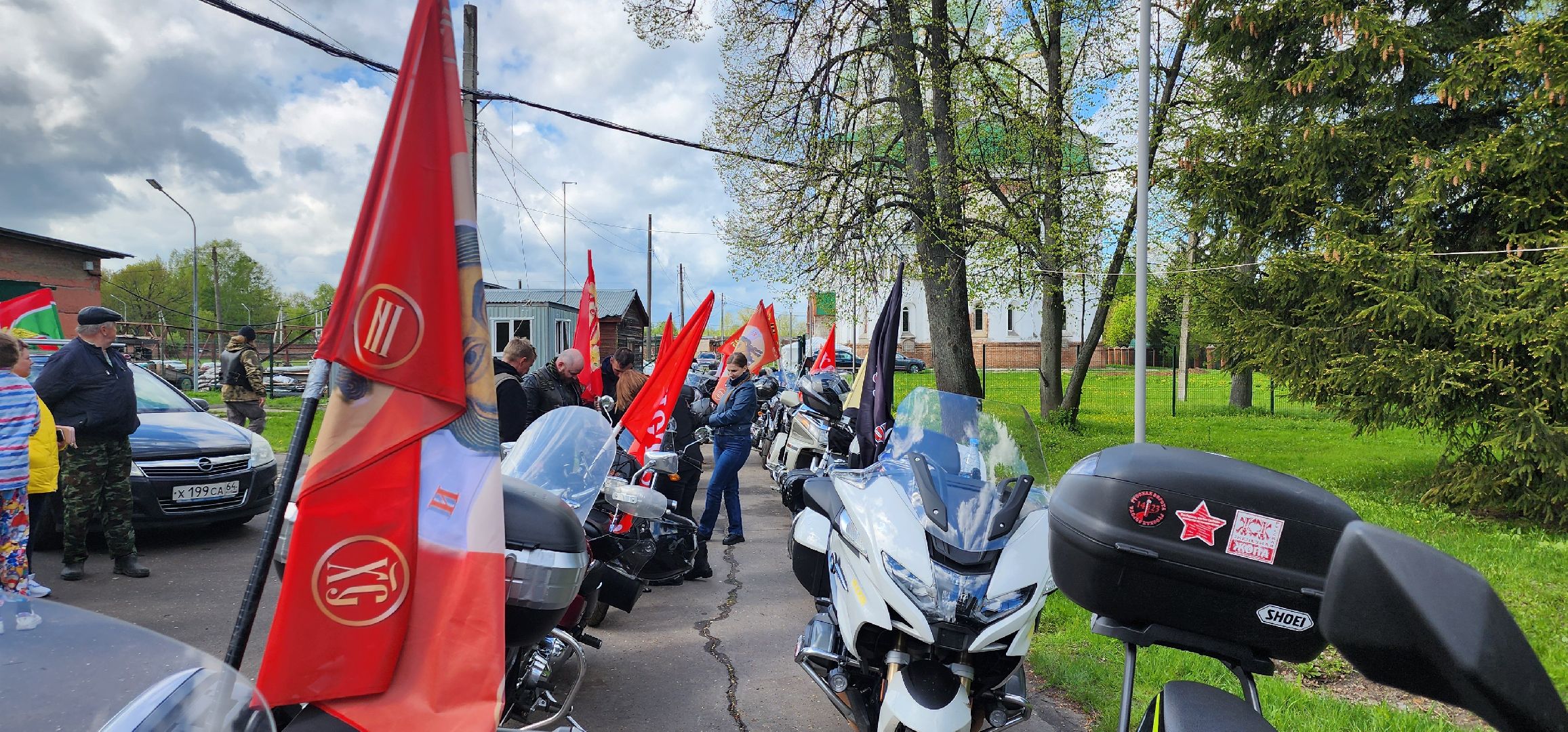 Пасха, Мотоциклисты Домодедова, Храм села Добрыниха,