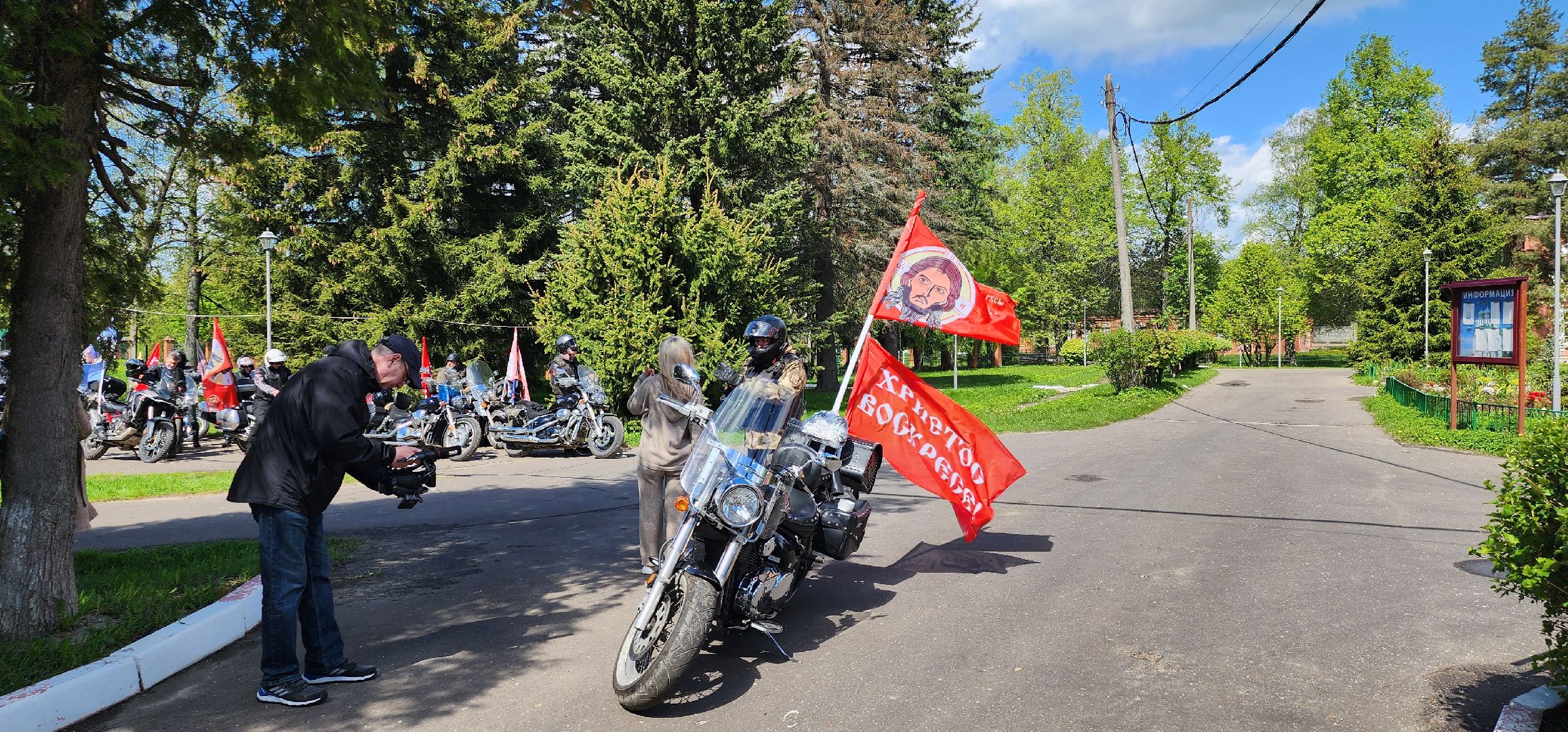 Пасха, Мотоциклисты Домодедова, Храм села Добрыниха,