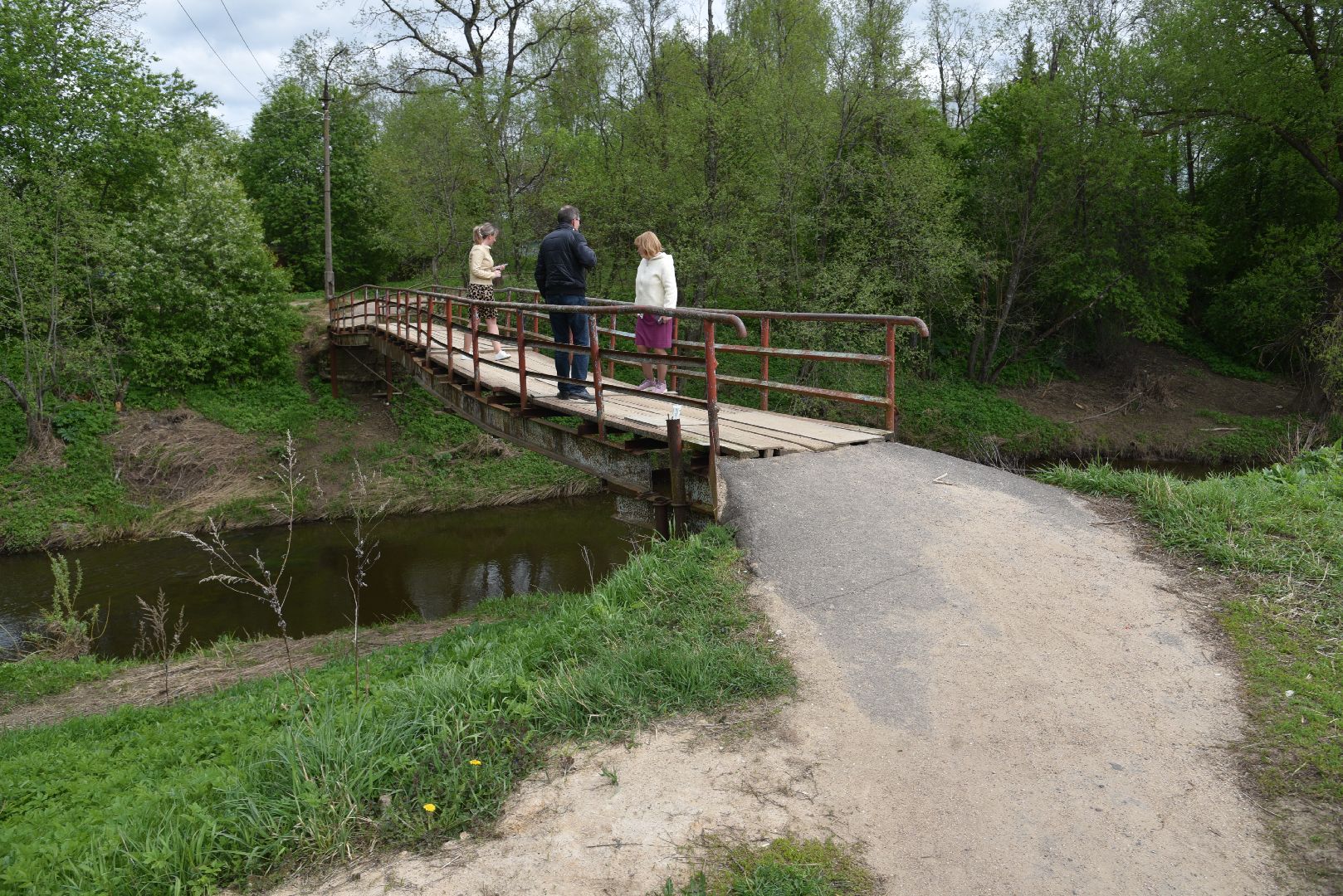 лотошино, добродел, благоустройство, обращение жителей, ремонт моста,